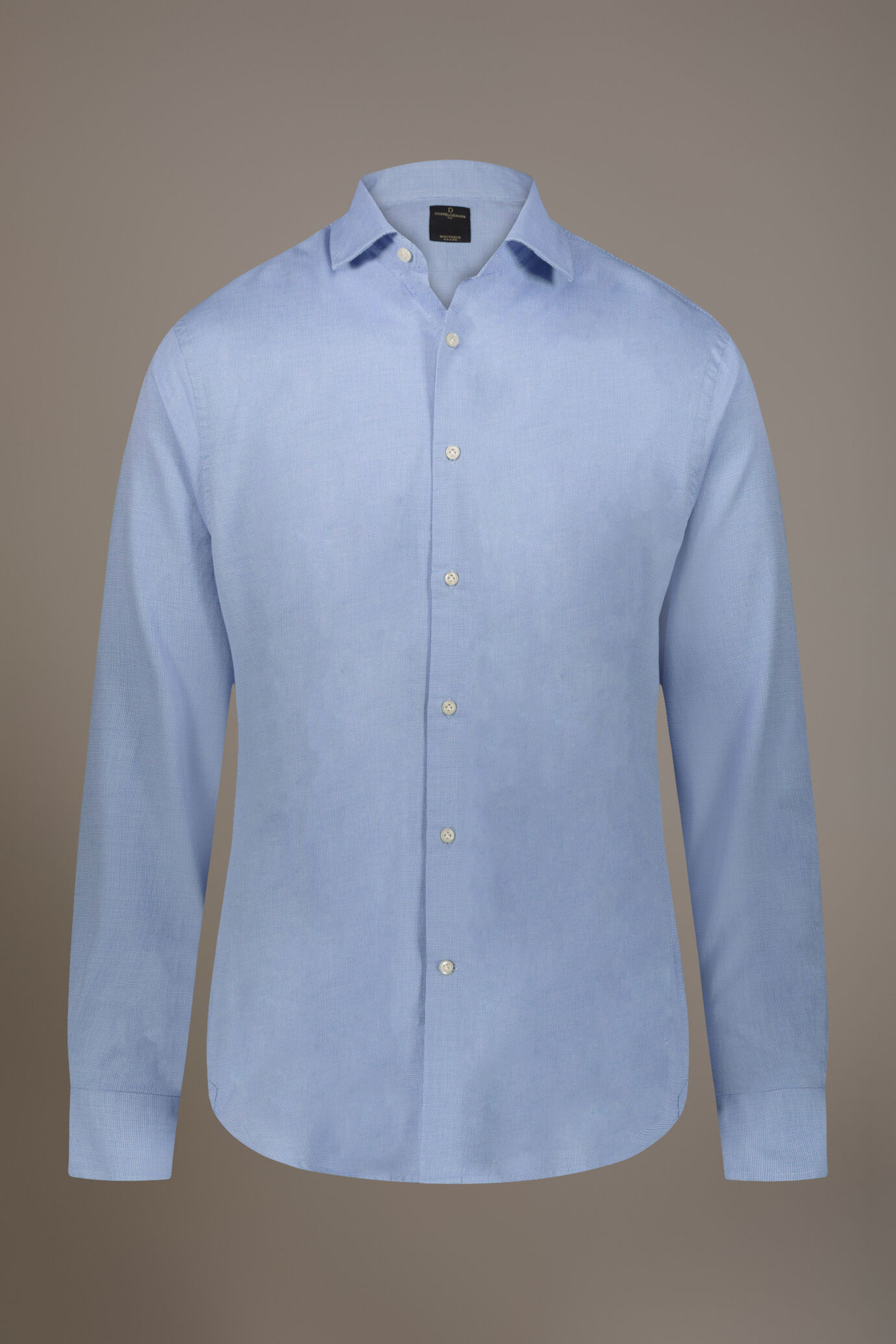 Gewaschenes klassisches Hemd mit französischem Kragen klassische Passform image number 3