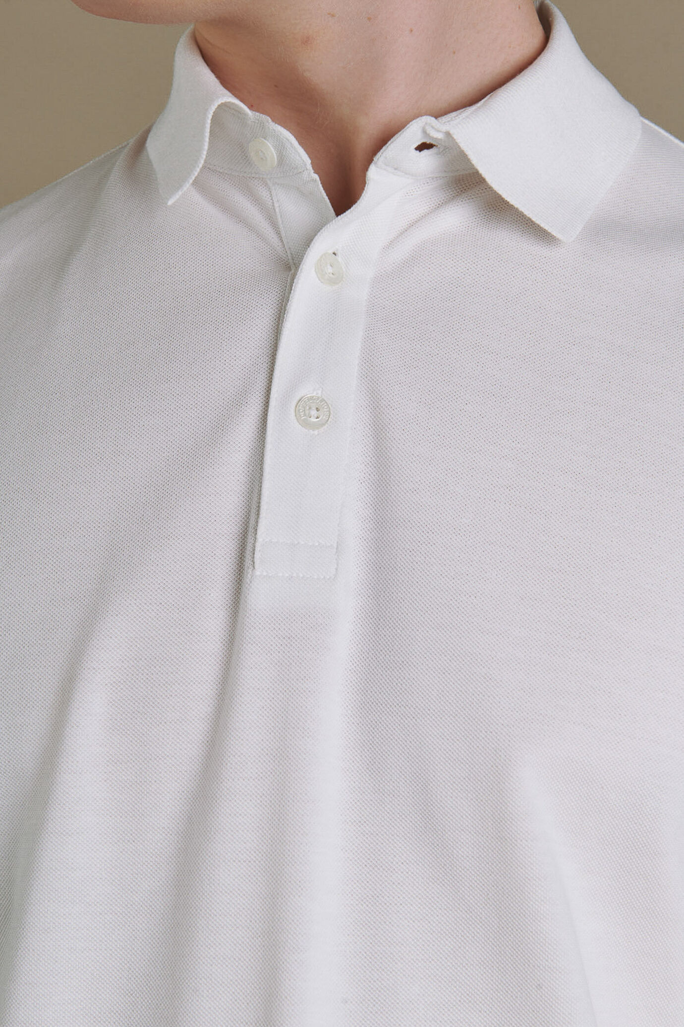 Short sleeves polo pure cotton piquet image number 2