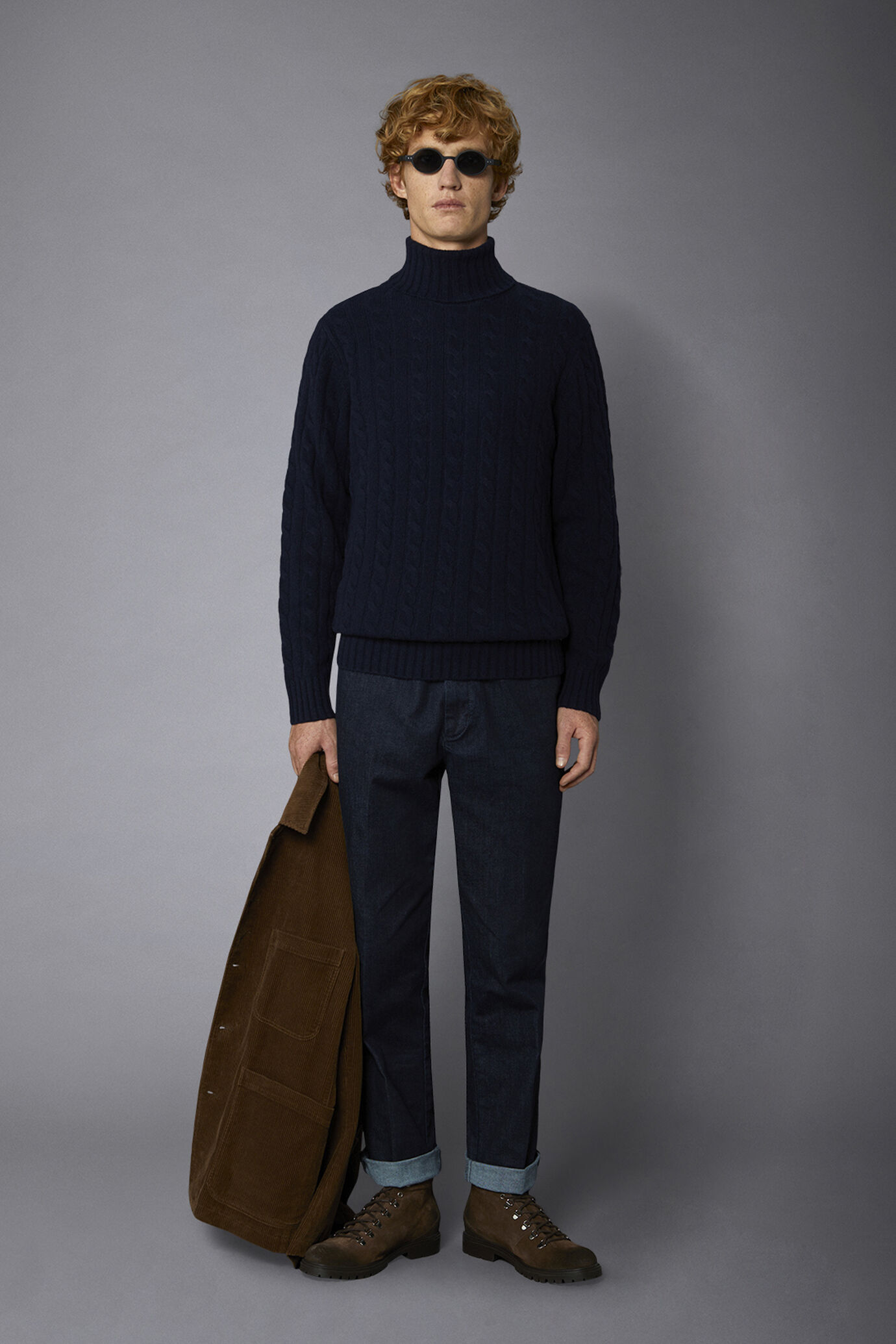 Men's Tturtleneck lambswool blend regular fit sweater image number 0