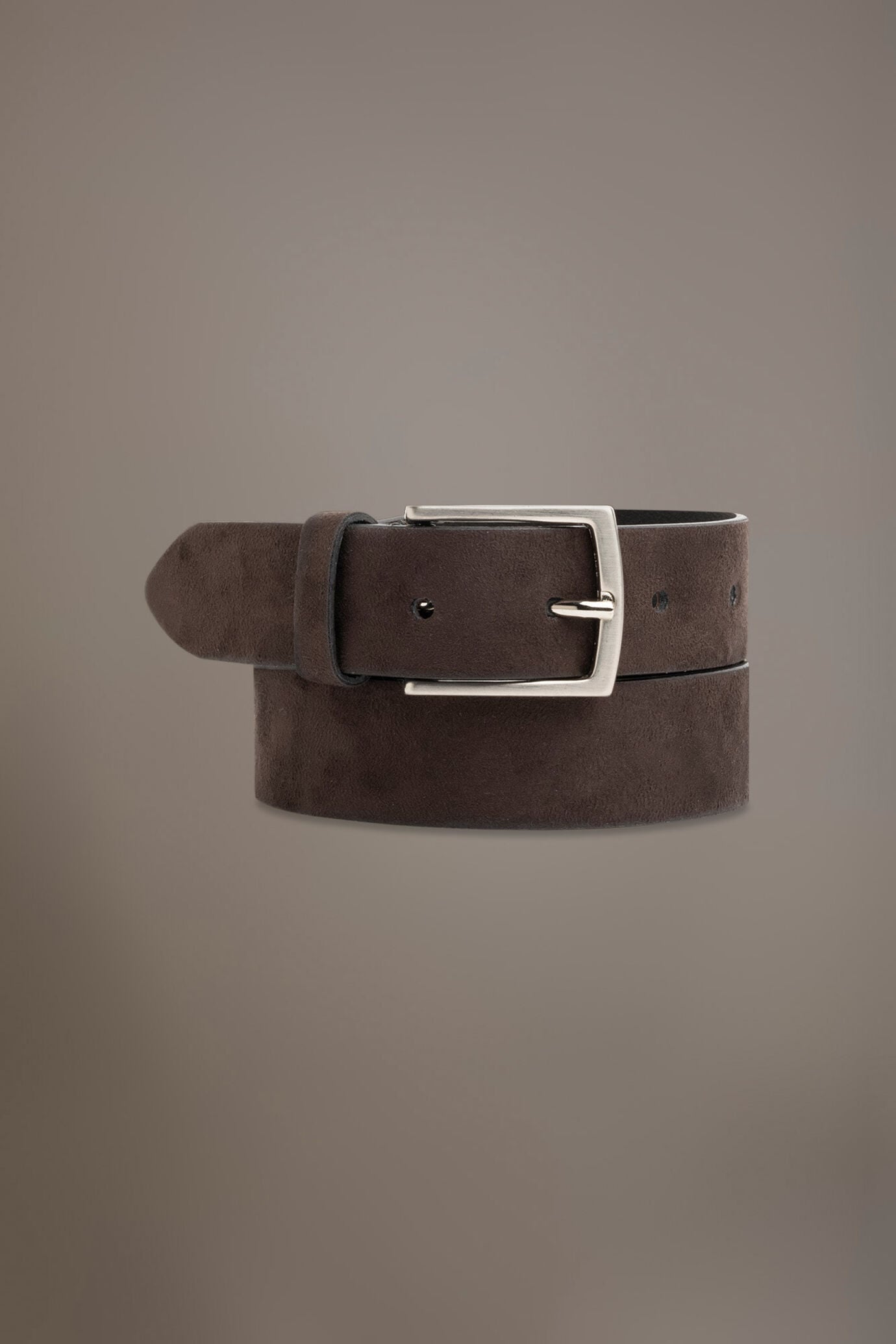 Belt coated with suede leather image number 0