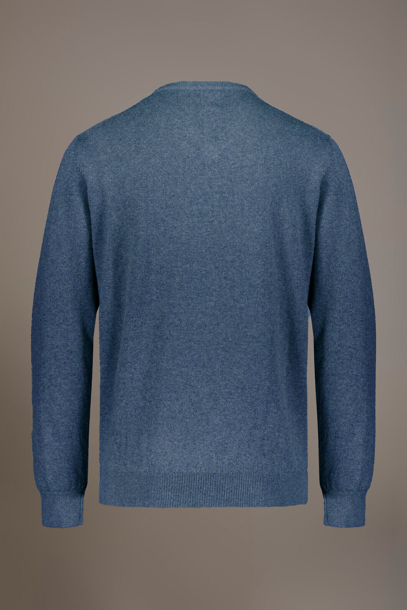 Herren-Pullover mit V-Ausschnitt aus Baumwolle in normaler Passform image number 1