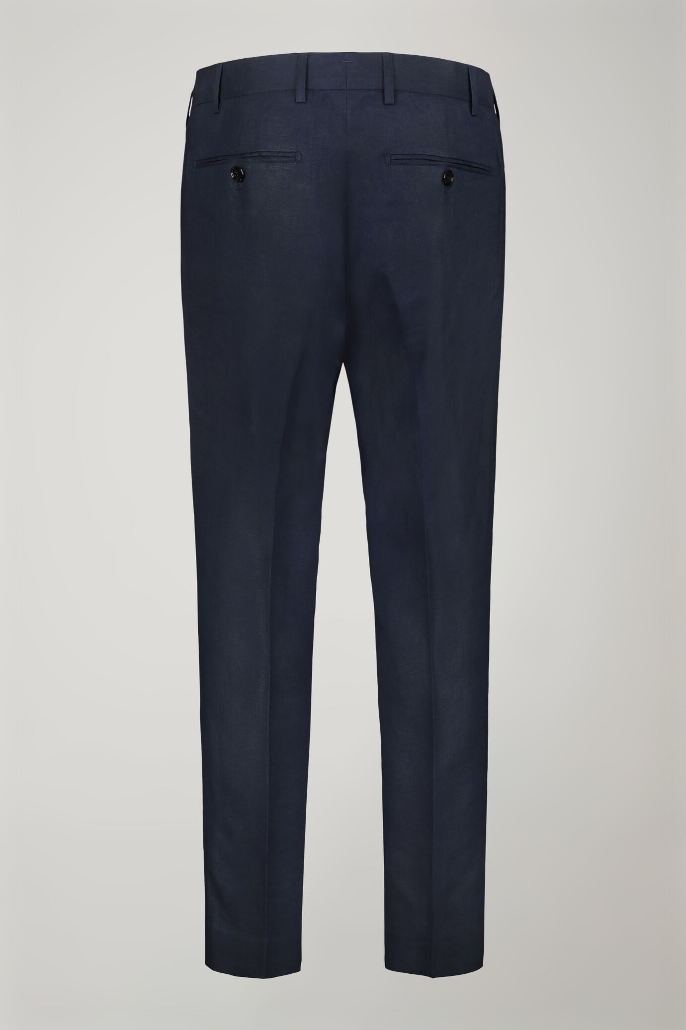 Abito uomo monopetto 100% lino regular fit image number 7