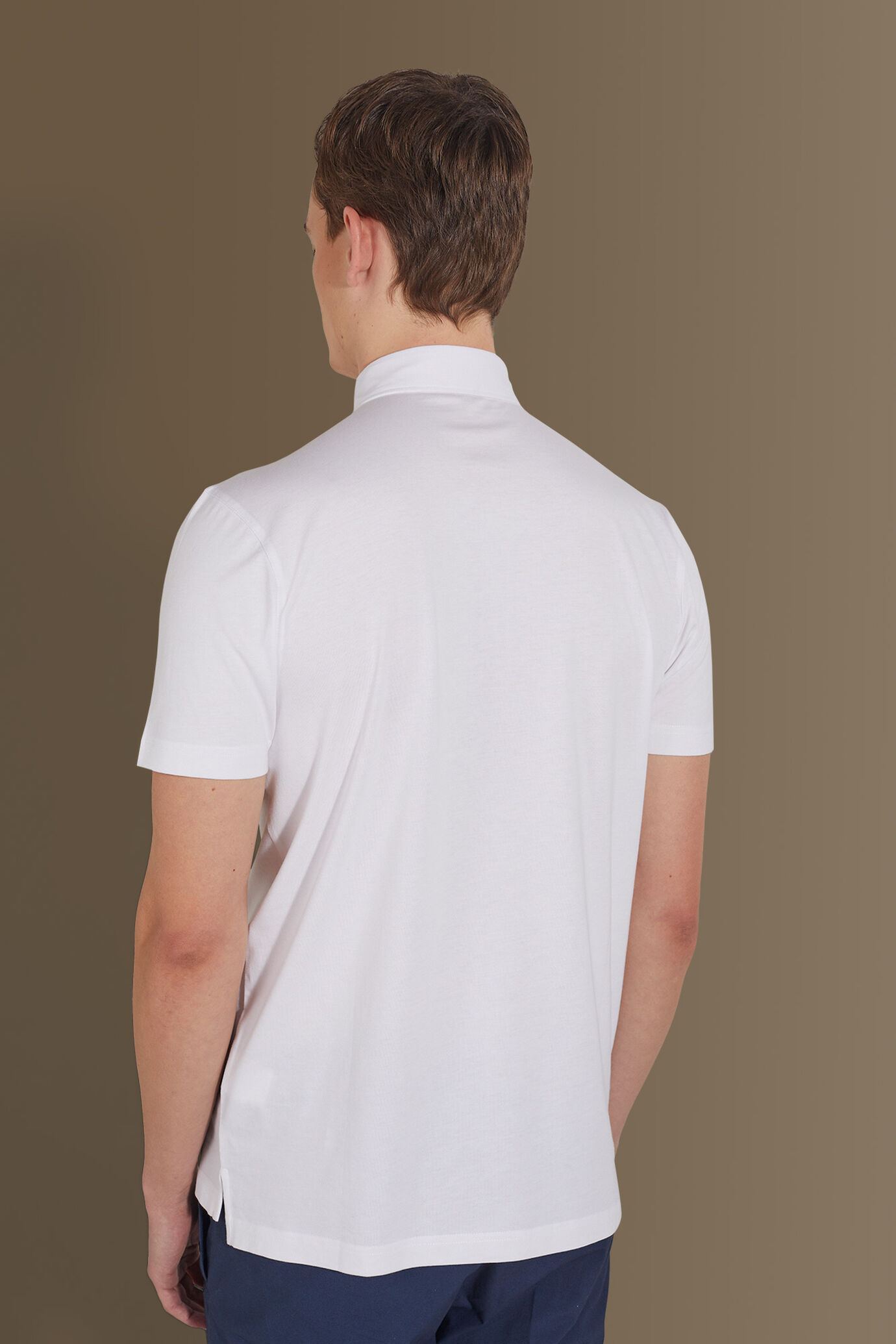 Polo manica corta uomo 100% cotone supima image number 2