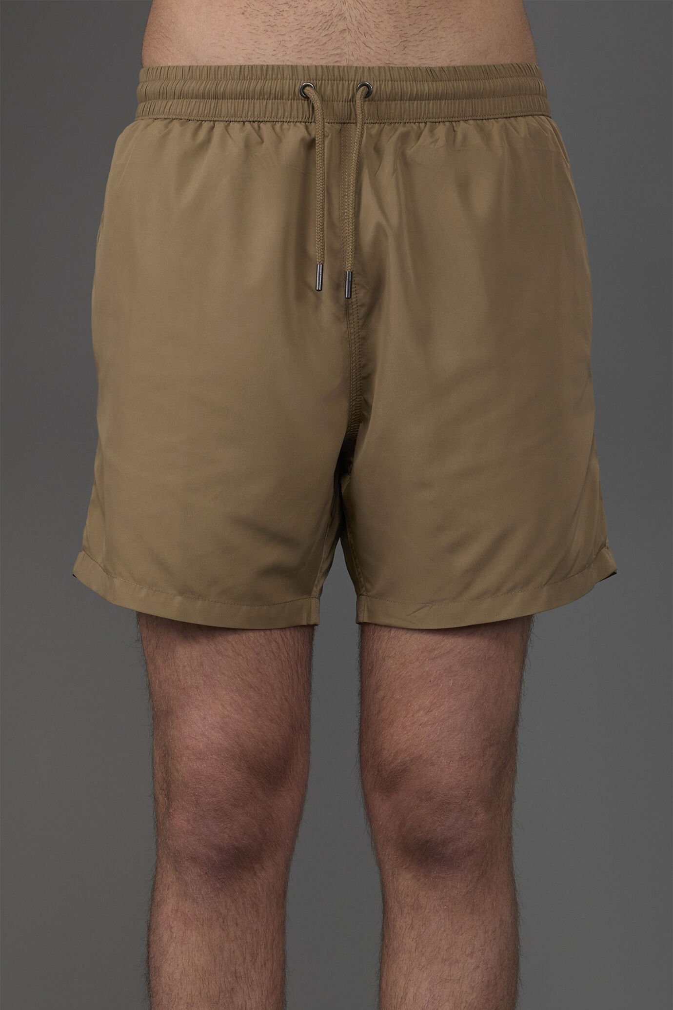 Einfarbige Herren-Badehose image number 2