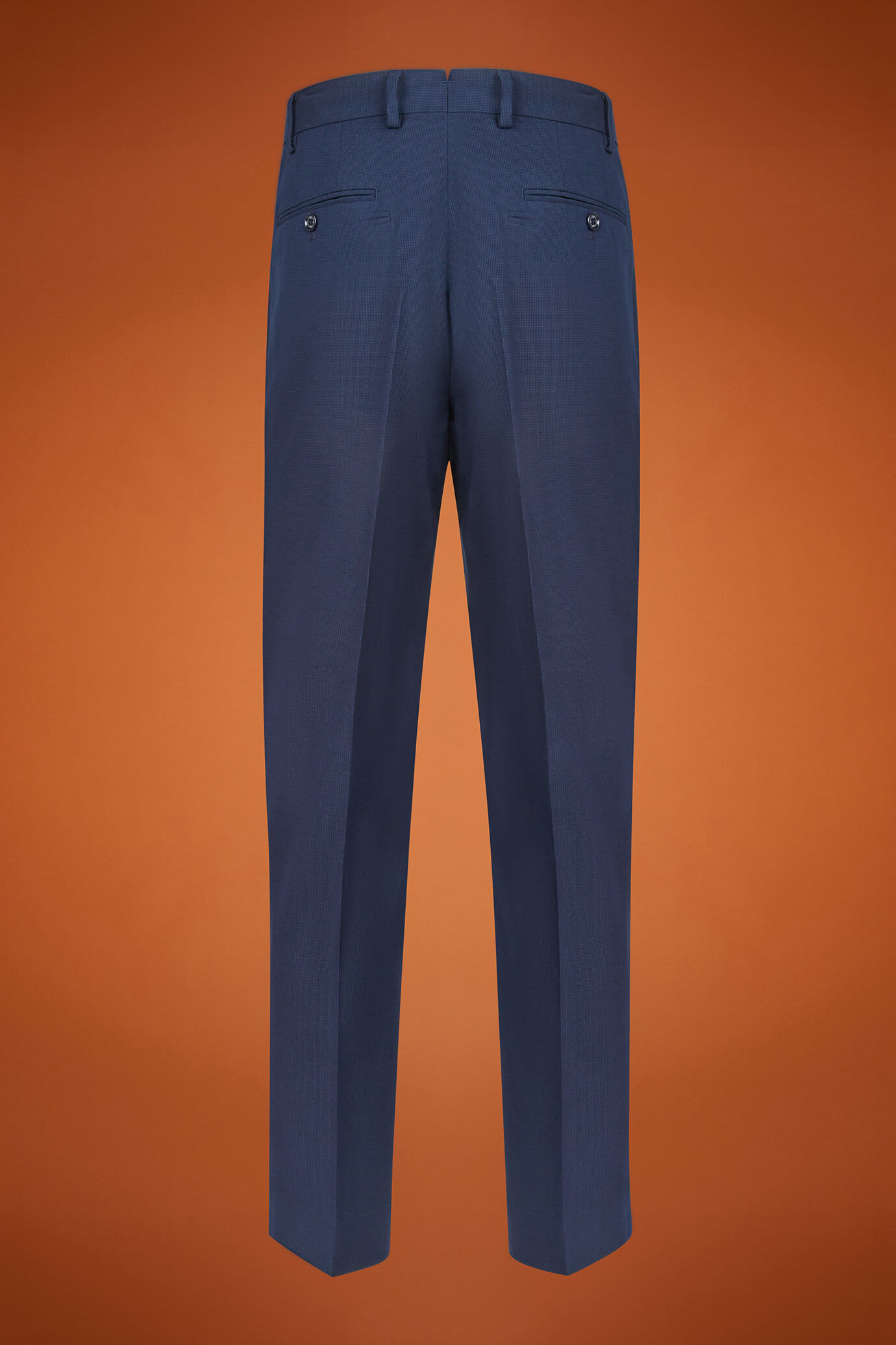 Einreihiger Herrenanzug in normaler Passform mit Mikro-Hahnentritt-Design image number 7