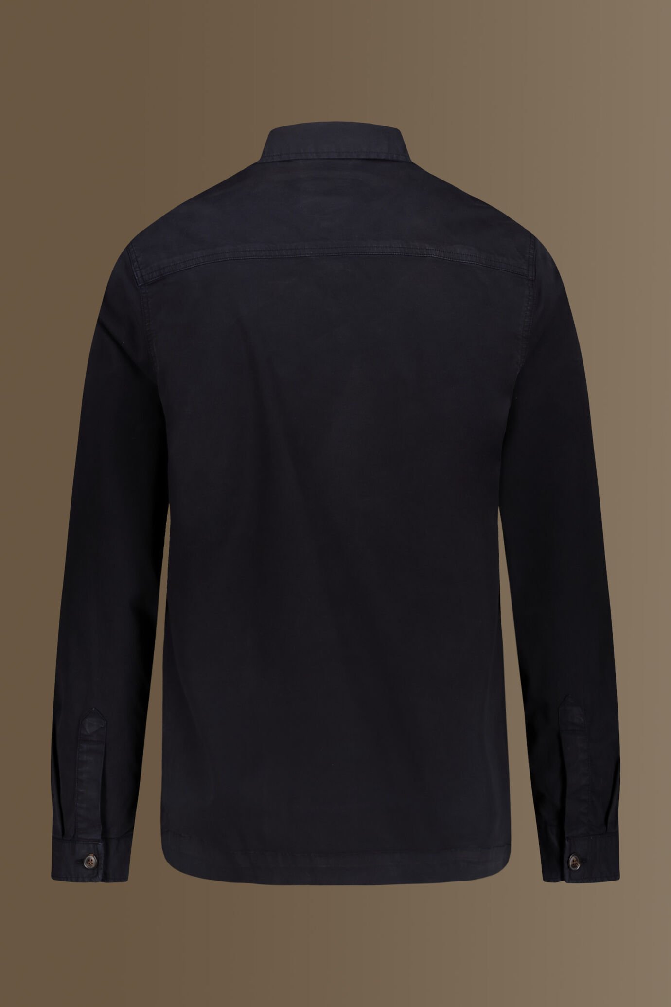 Chambray overshirt french collar image number 4