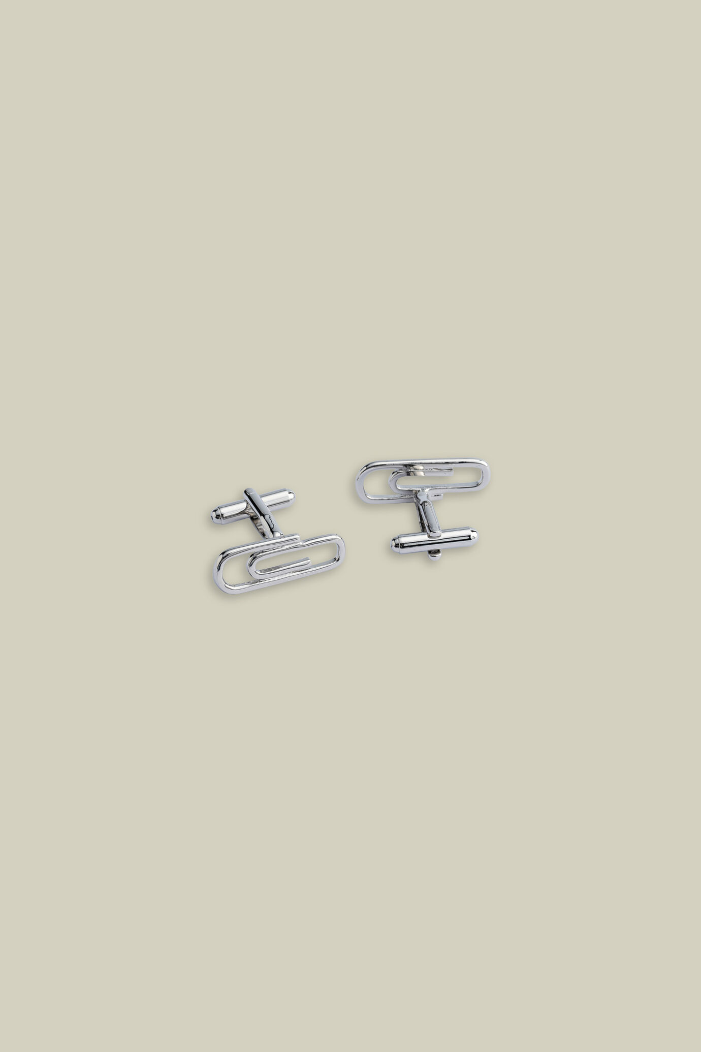 Men's paperweight design cufflinks