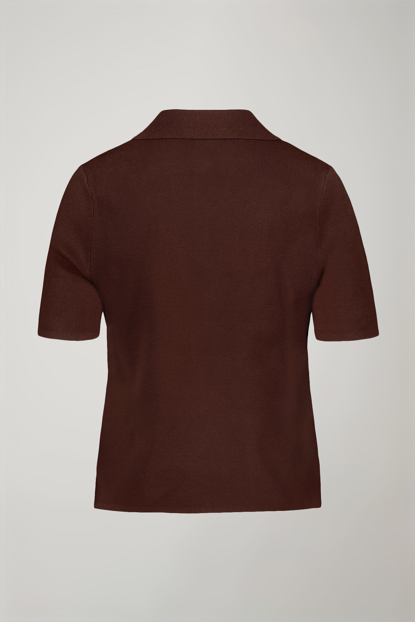 Polo femme en maille à manches courtes, couleur unie image number 6