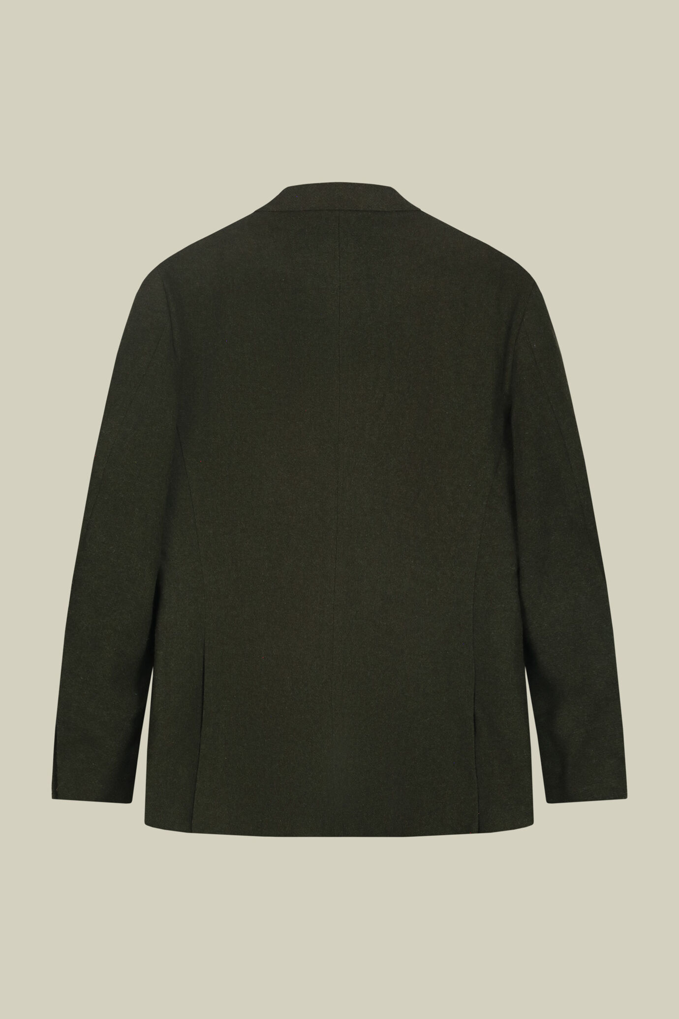 Veste homme simple boutonnage en laine mélangée et motif Herringbone coupe regular fit image number 5