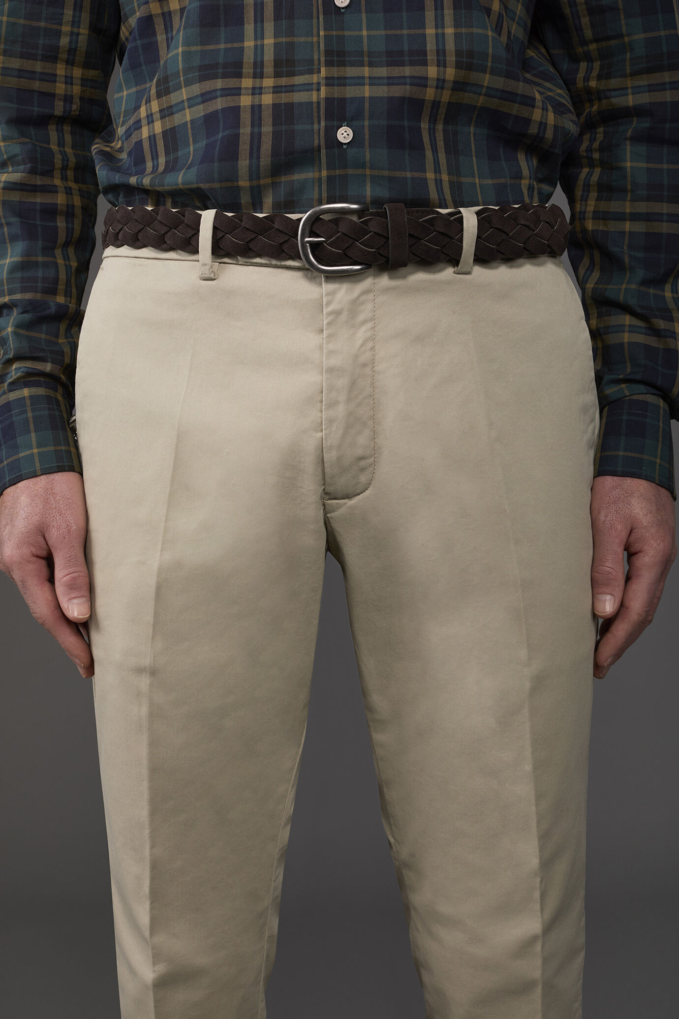 Ceinture homme tressée