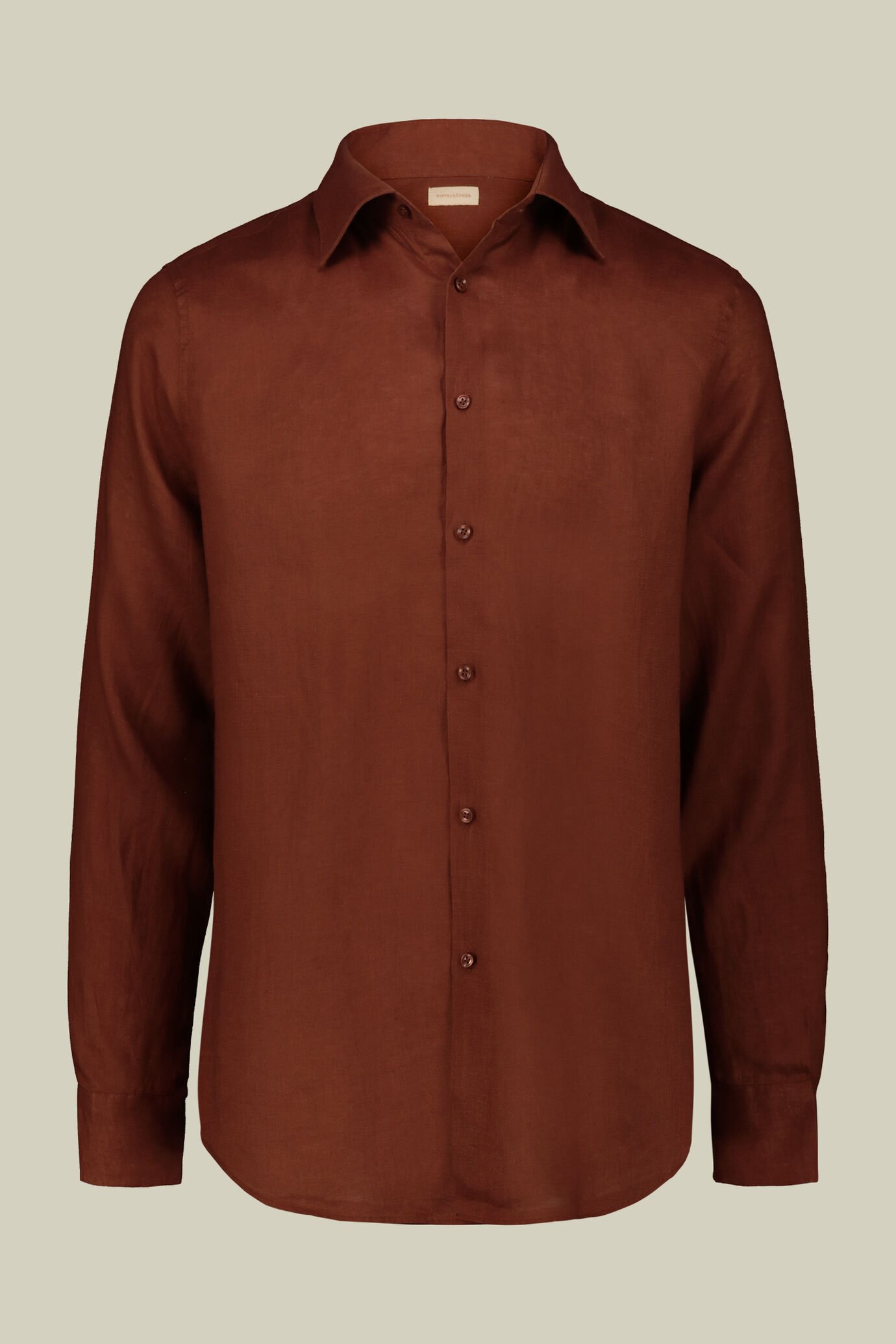 Camicia uomo casual collo classico 100% lino image number 4
