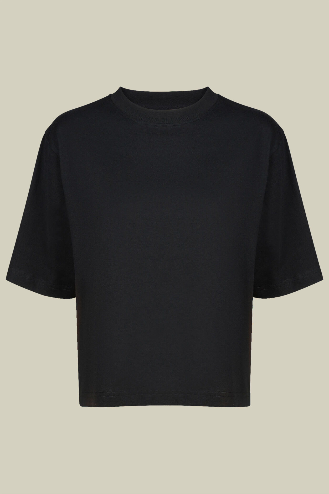 T-shirt donna girocollo 100% cotone mezza manica regular fit