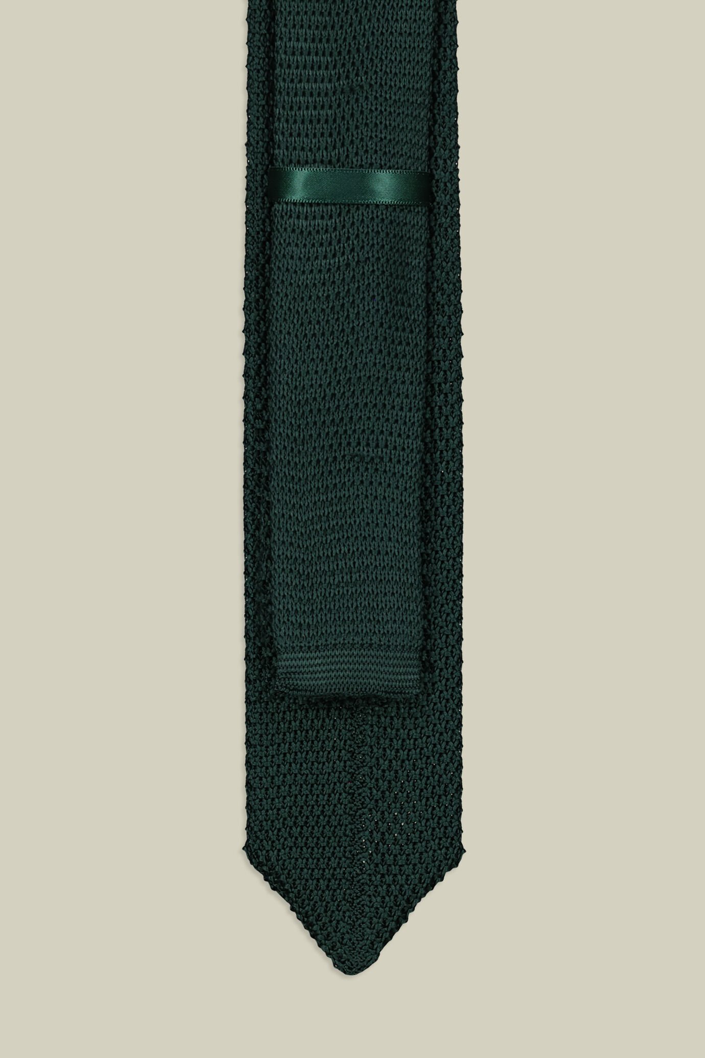 Men's single-colour woven tie image number 2