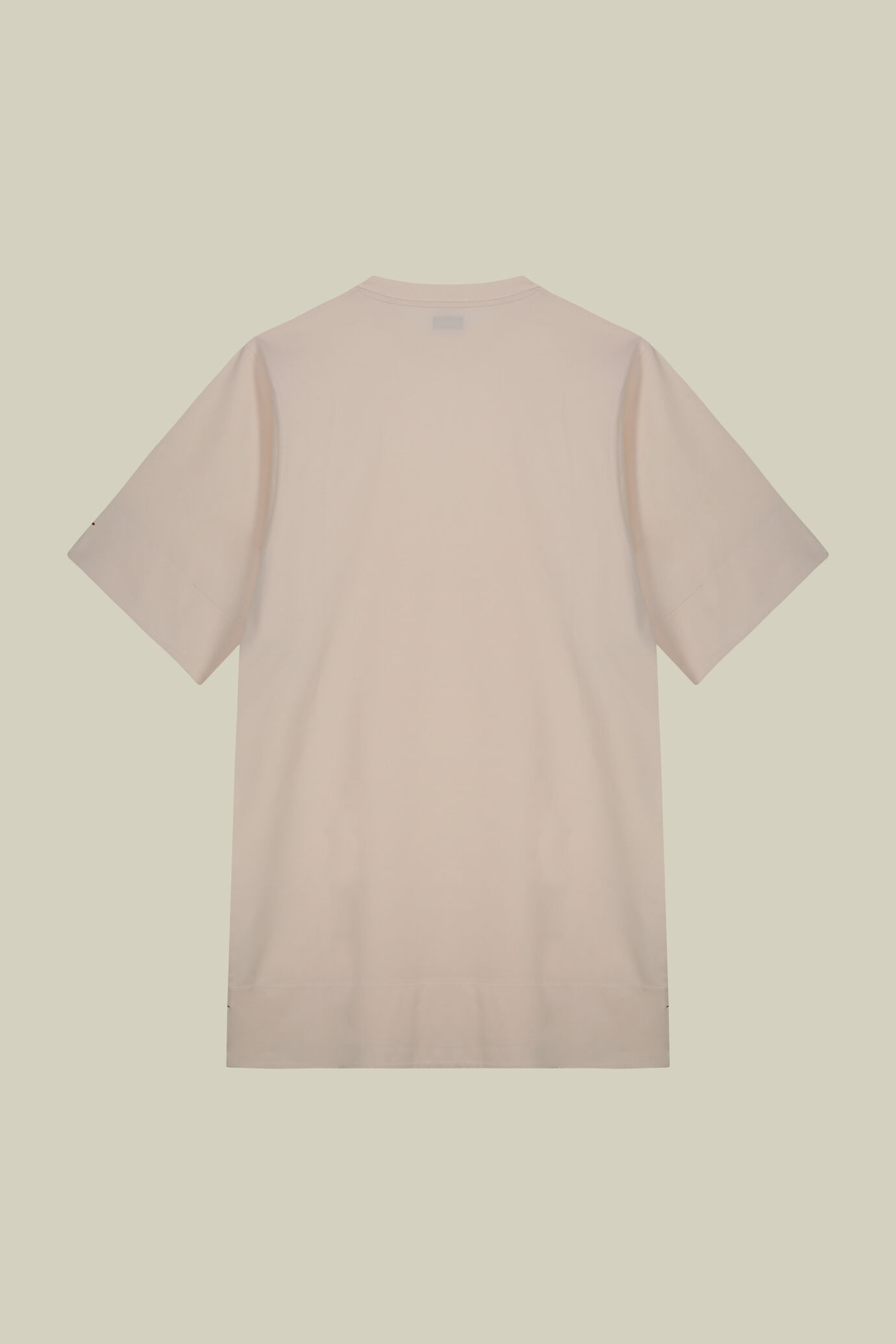 Abito t-shirt donna corto con spacchi sul fondo e manica tre quarti image number 1