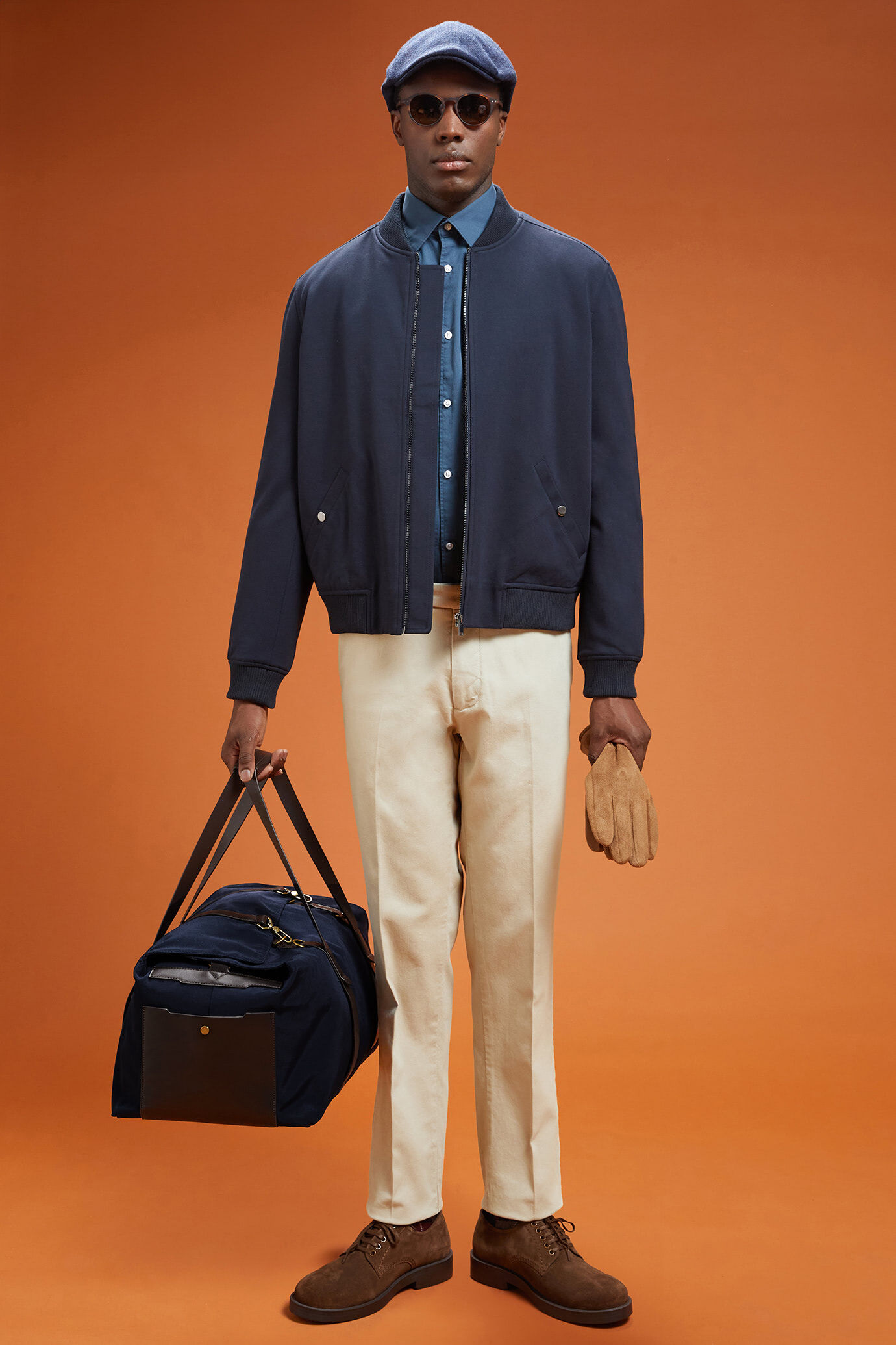 Pantalon classique pour homme avec construction en nid d'abeille, coupe classique image number 0