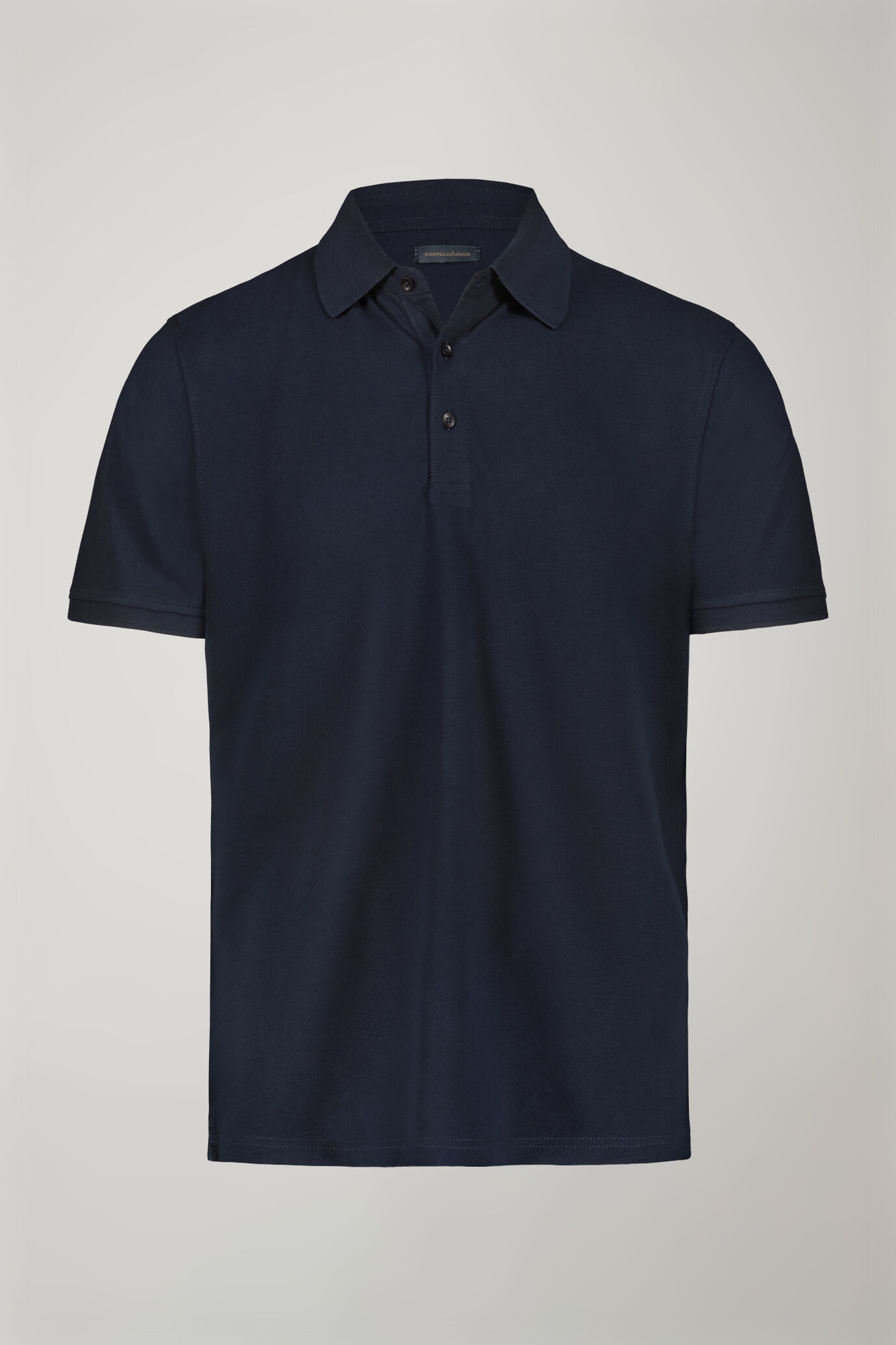 Men’s short sleeve polo shirt 100% piquet cotton regular fit image number 4