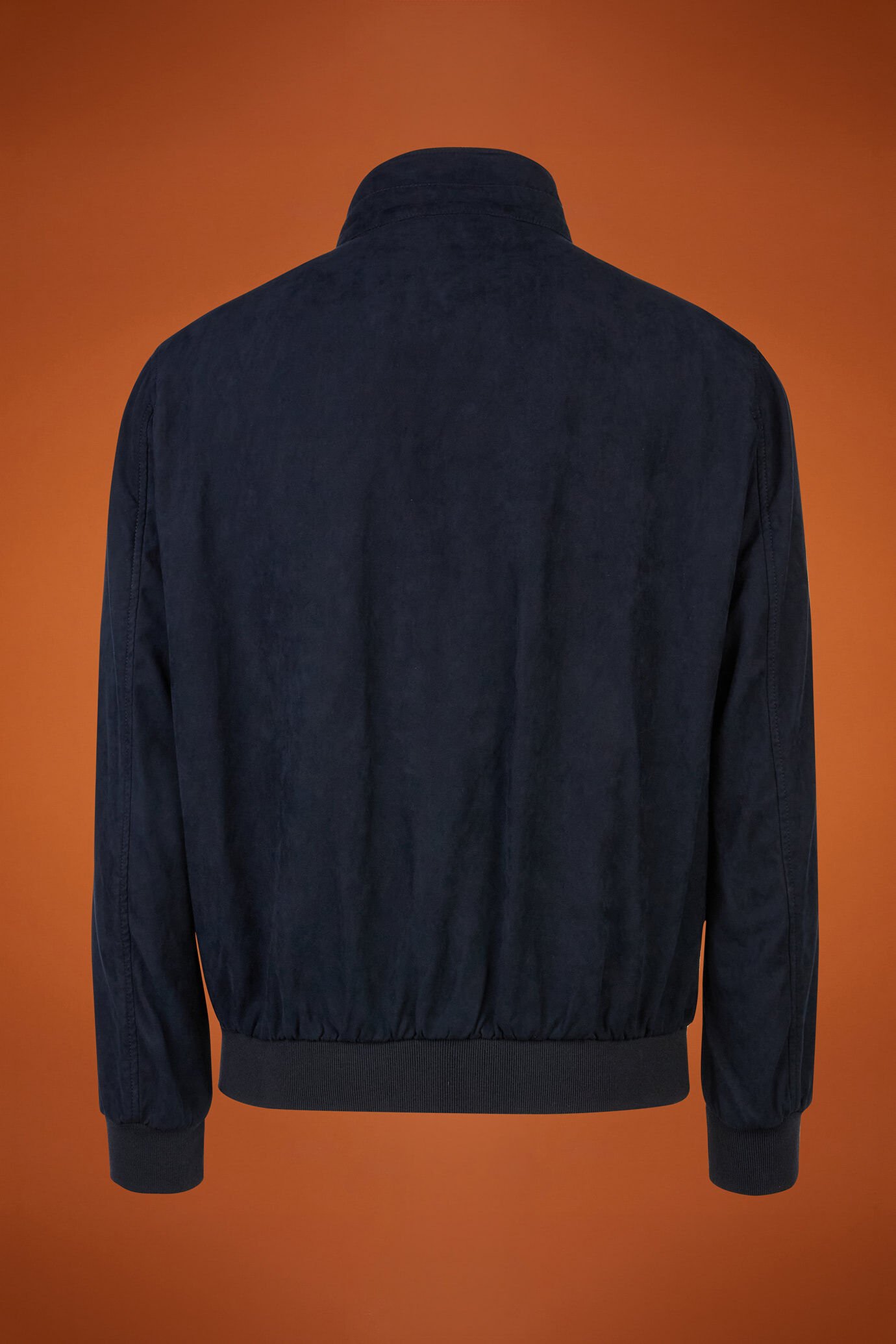 Men's unlined jacket with eco-suede fabric image number 5