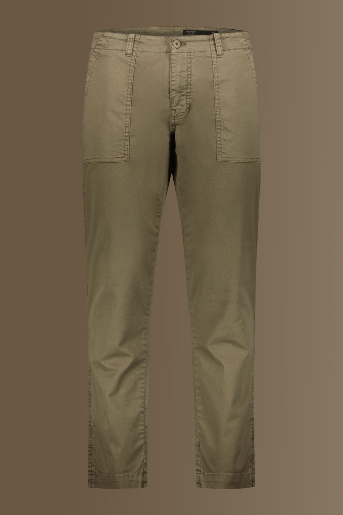 Pantalone fatigue uomo costruzione twill elasticizzato image number 5