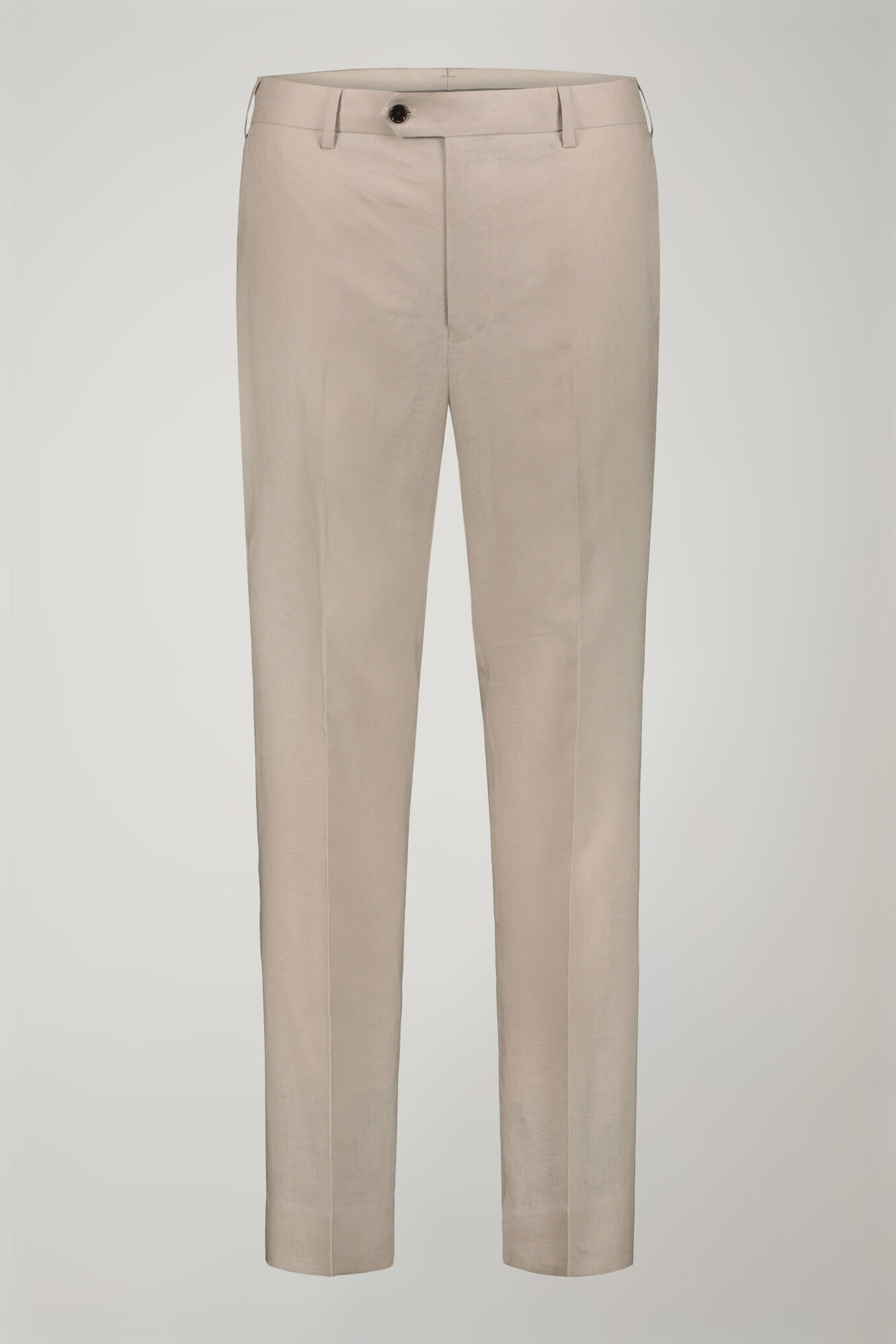 Abito uomo monopetto 100% lino regular fit image number 6