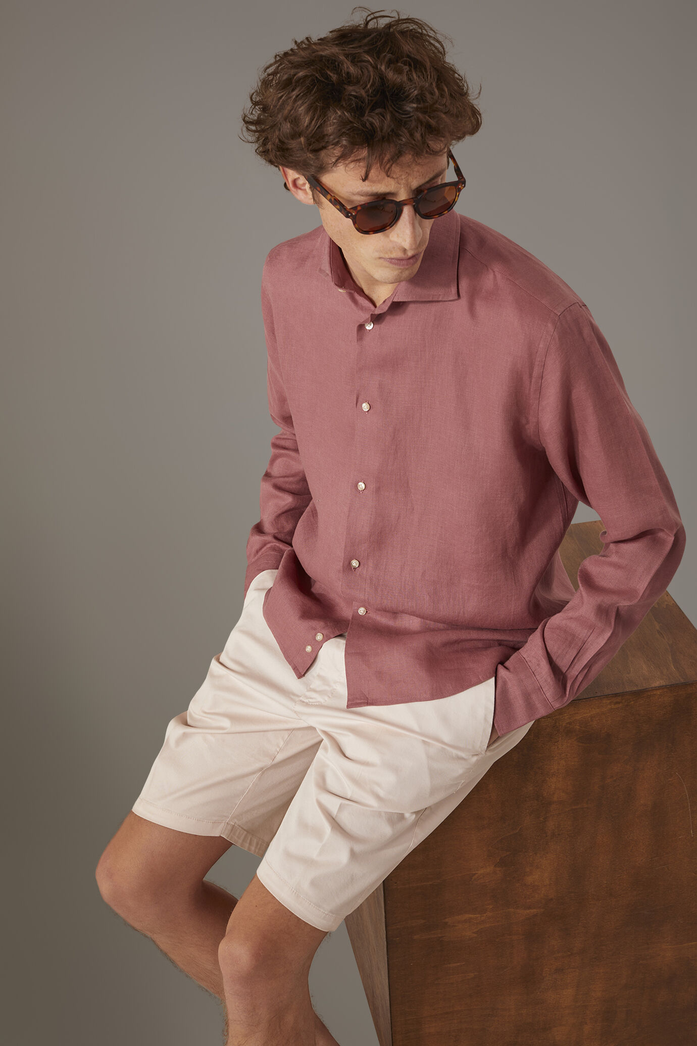 Bermudashorts aus klassischem Twill-Stoff image number 0