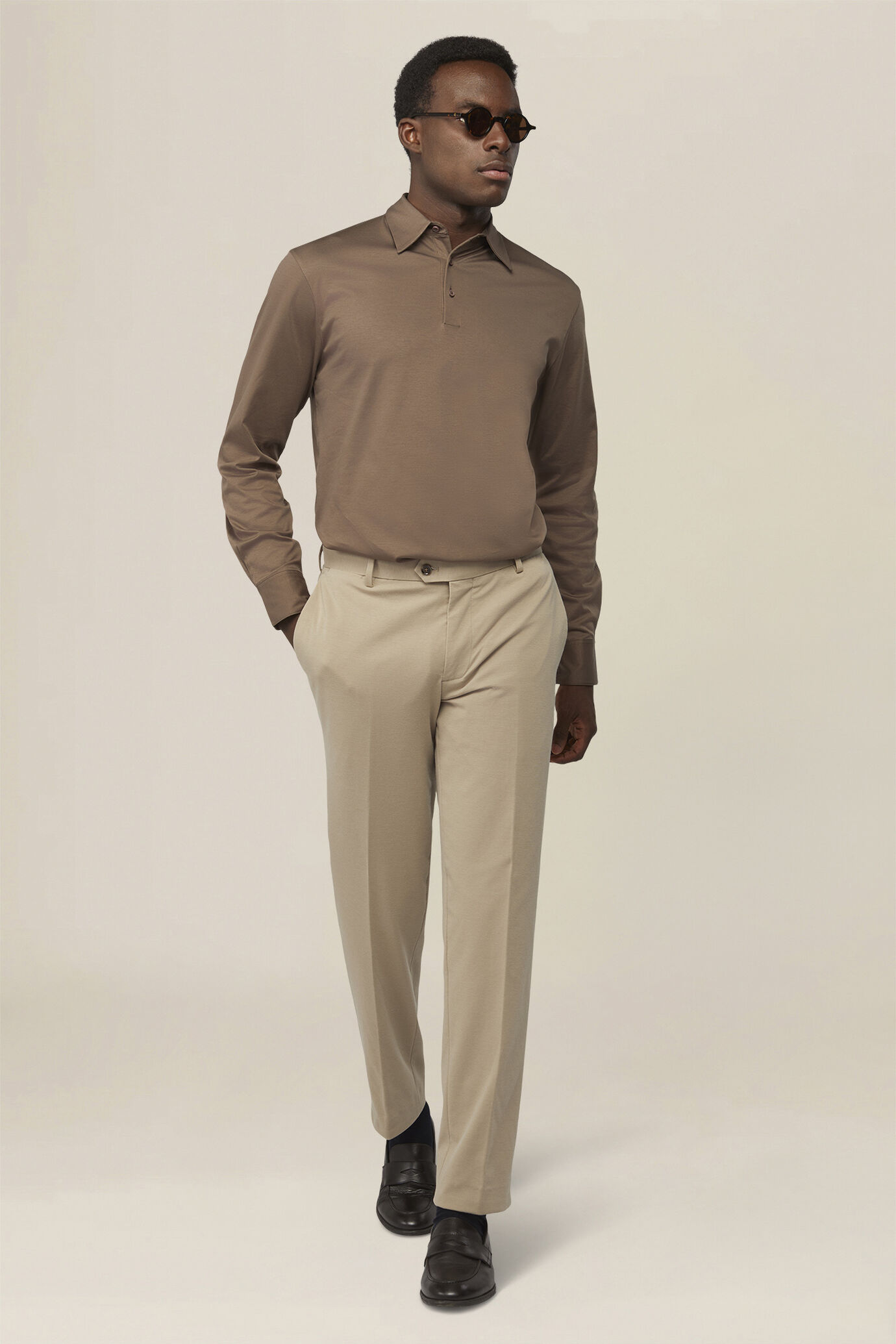 Men's polo shirt in 100% cotton, regular fit image number 1