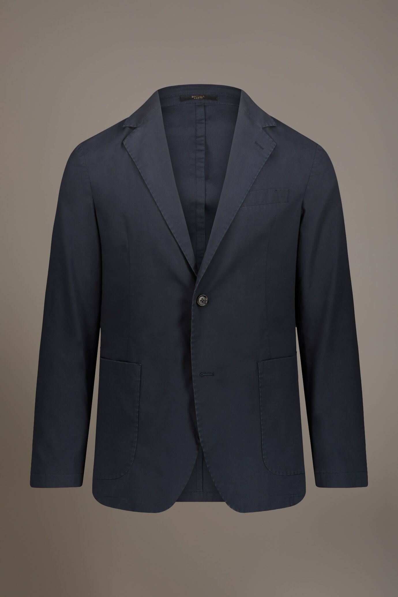 Giacca monopetto cotone effetto lavato con tasche a toppa image number 4