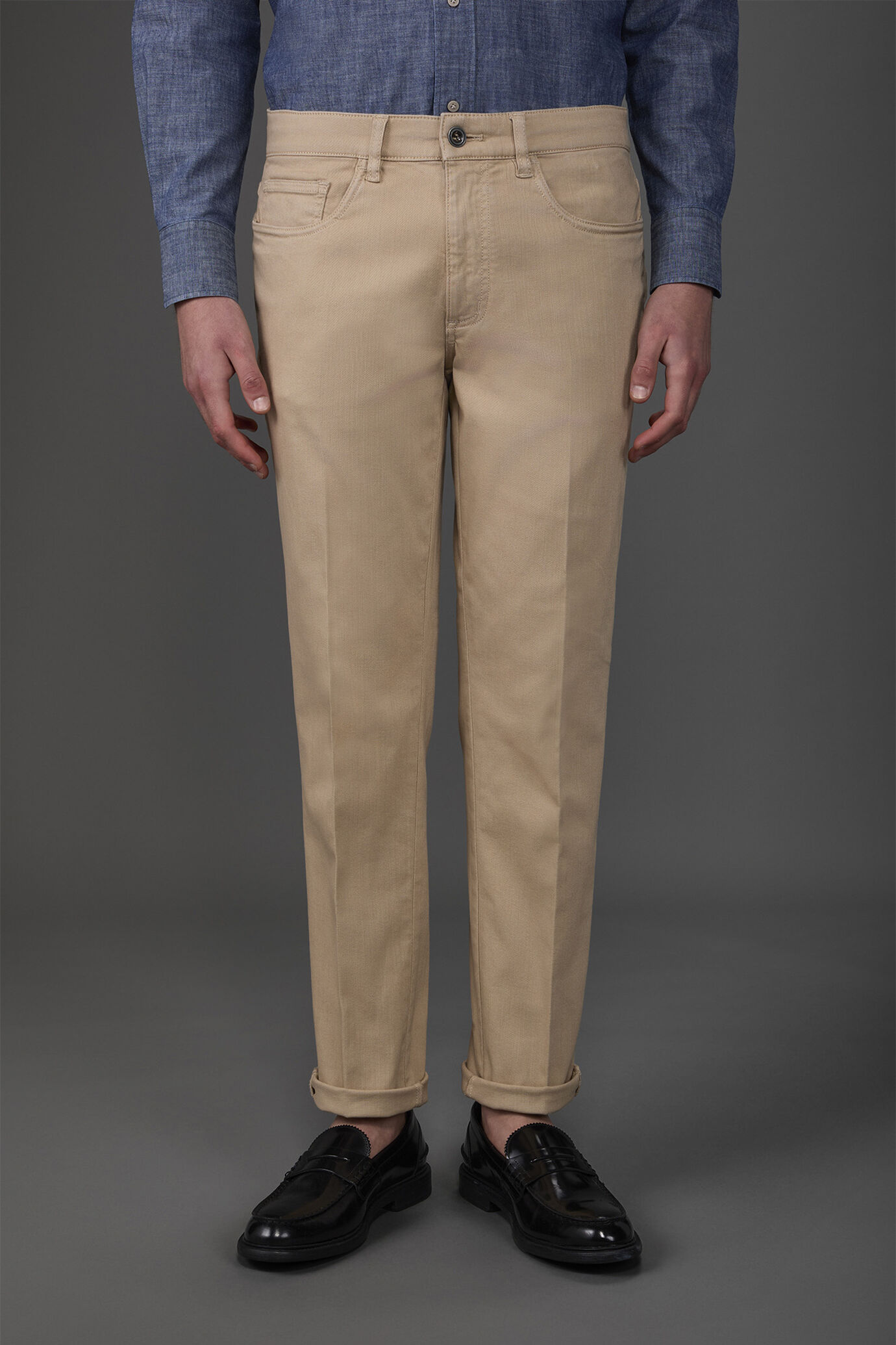 5-Pocket-Hose für Herren aus Twill image number 1