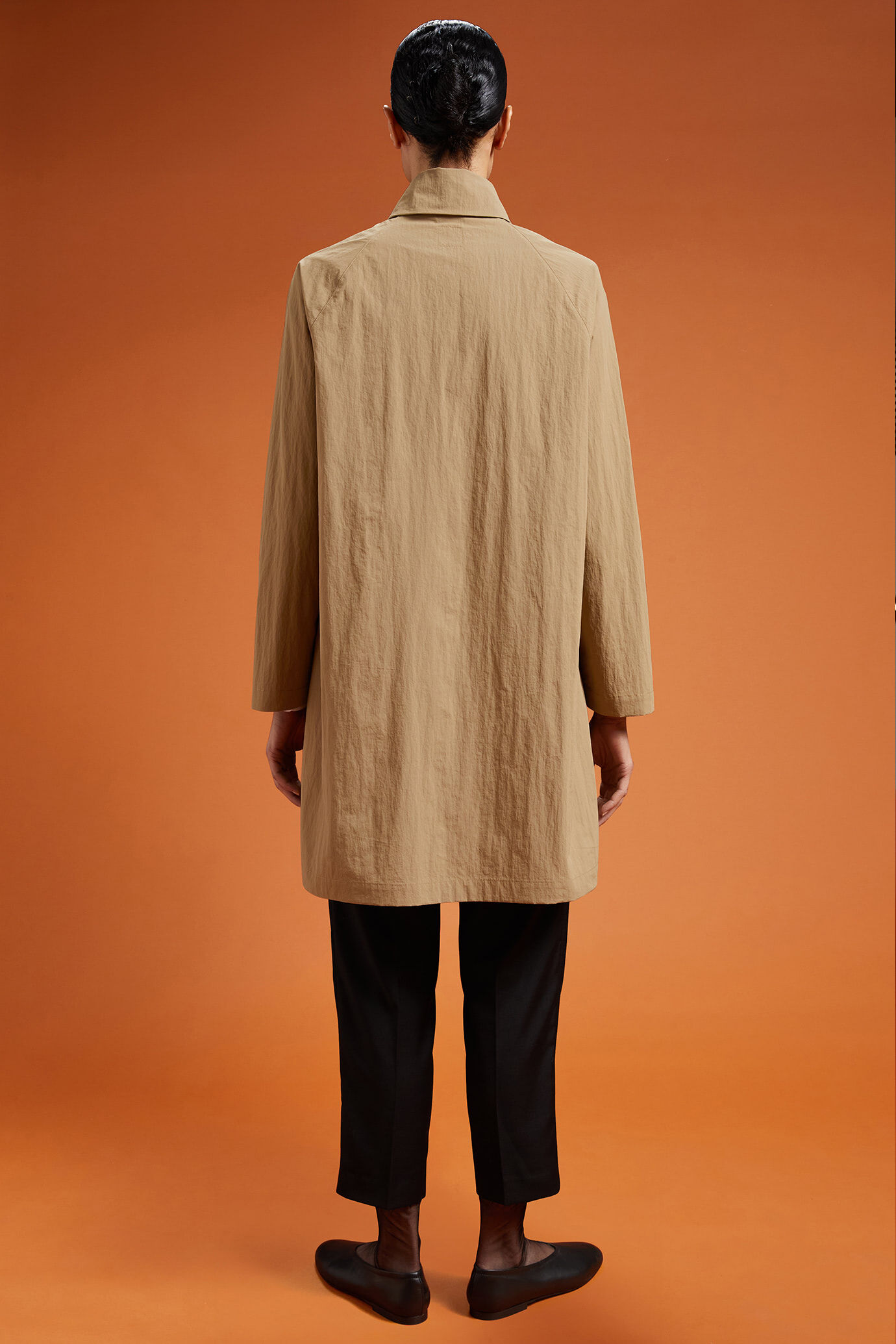 Women's regular fit waterproof duster coat image number 1