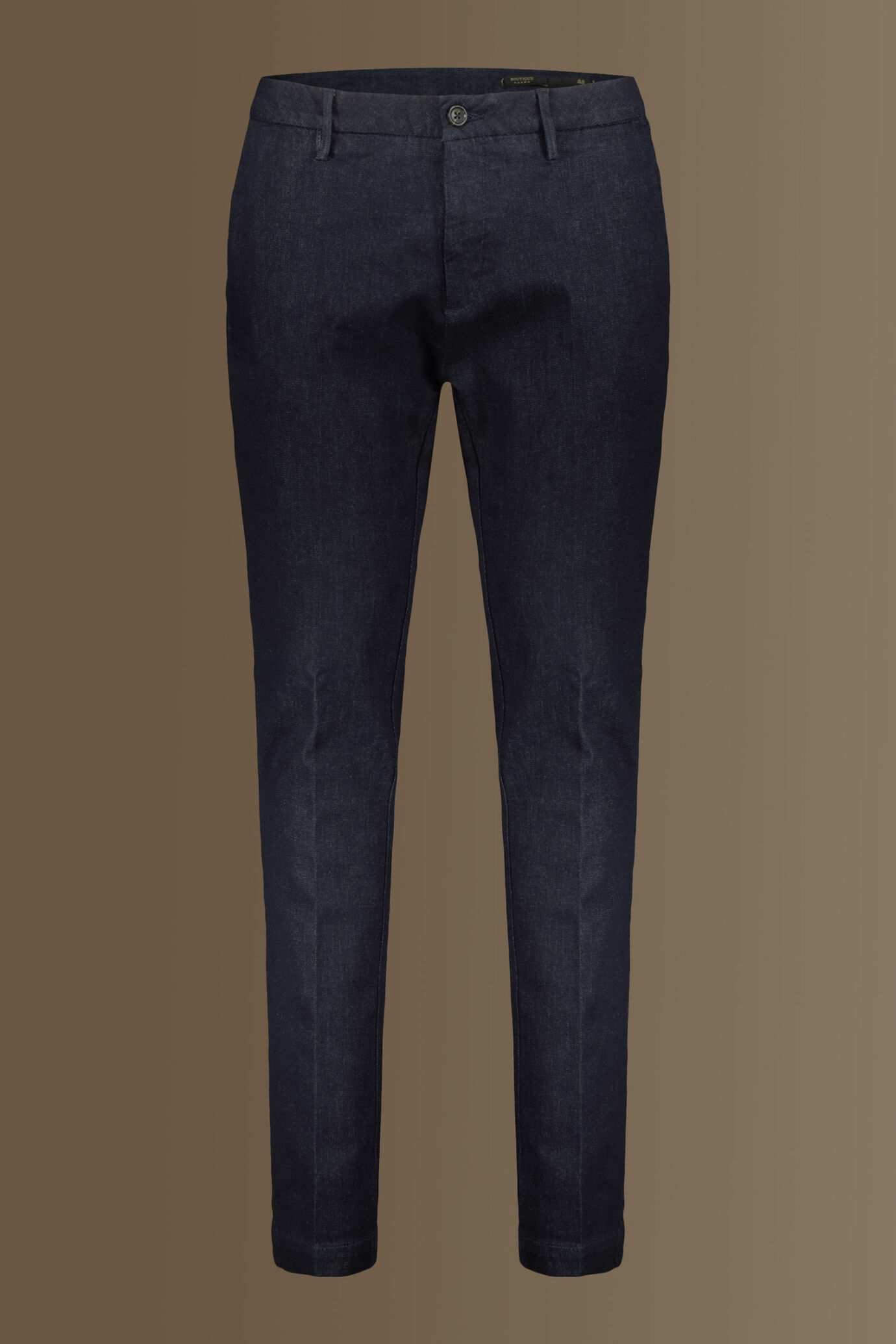Denim chino trousers image number 4