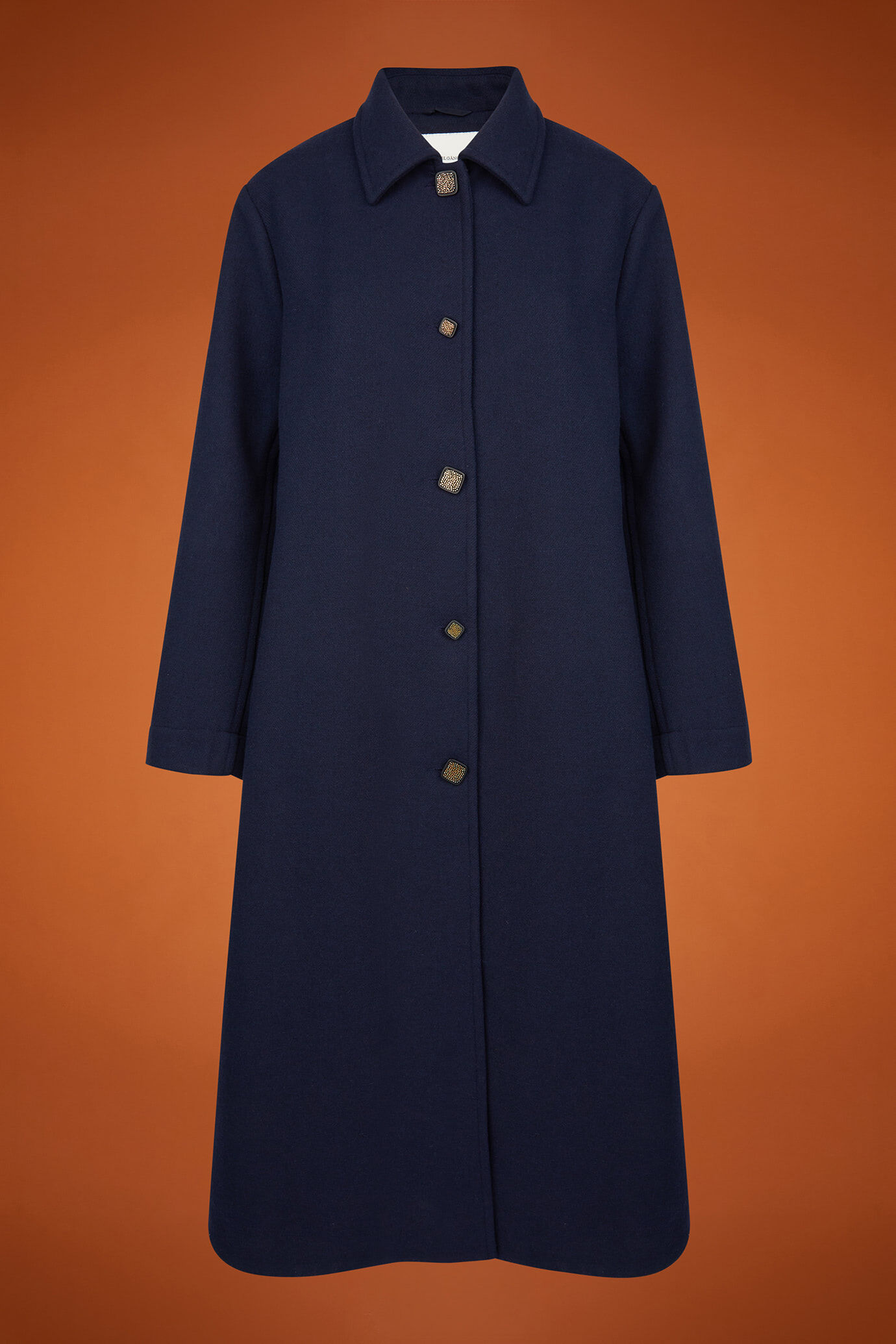 Cappotto lungo donna sfoderato oversize image number 5