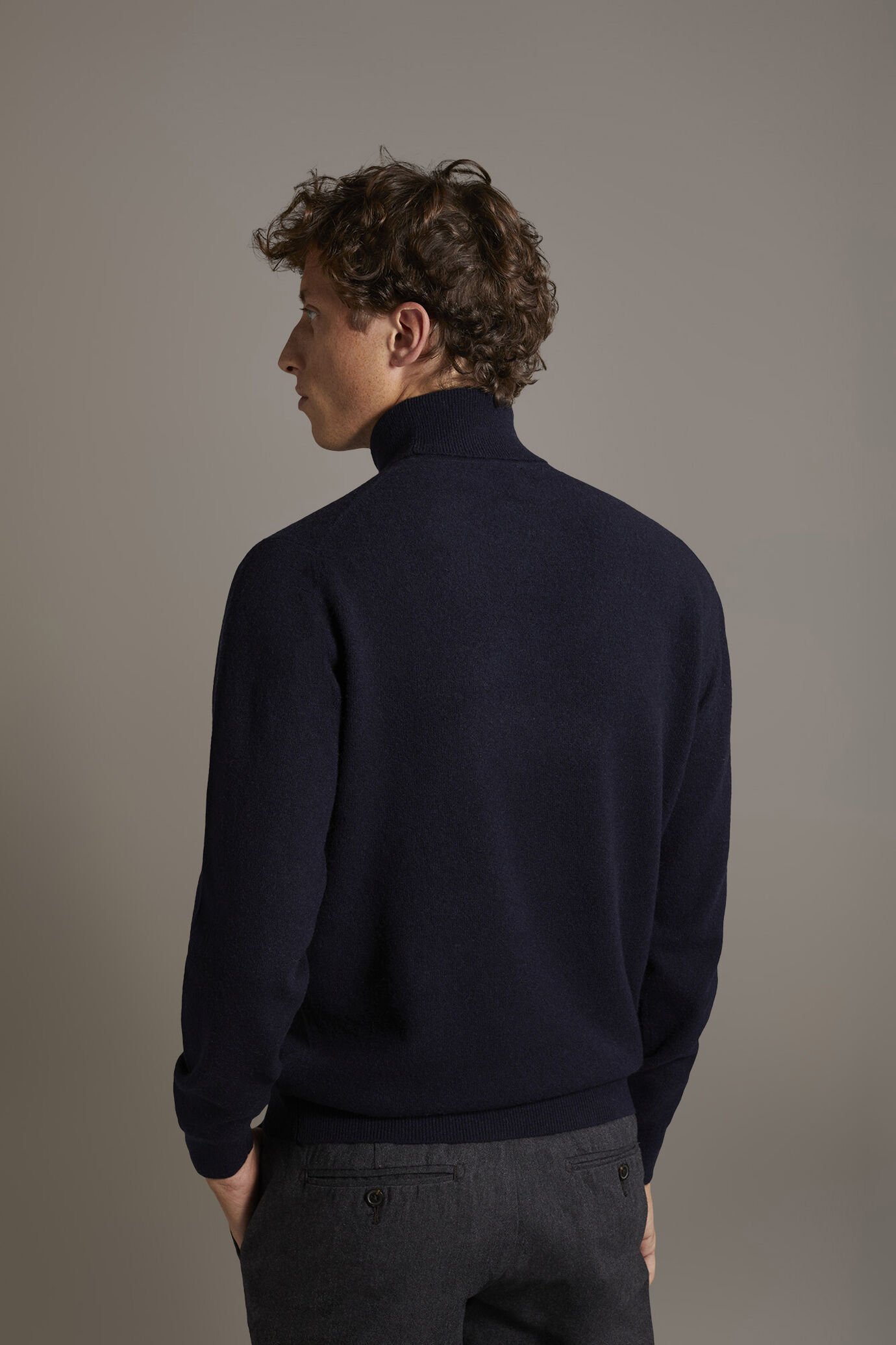 Maglia collo alto in misto lana lambswool image number 3