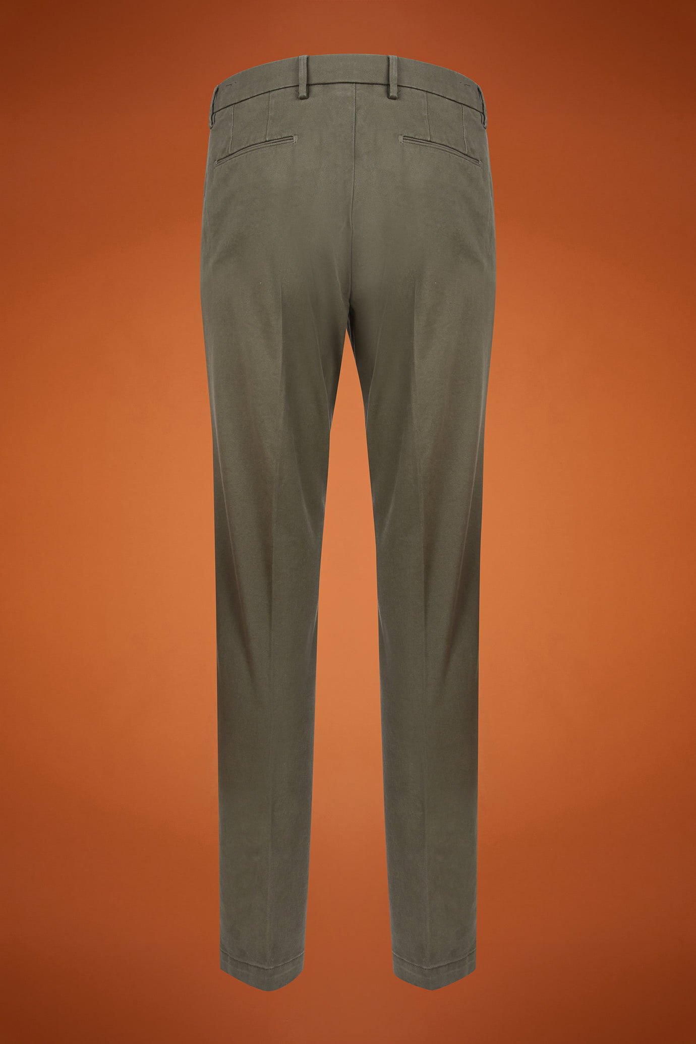 Pantalone classico uomo chino in twill regular fit