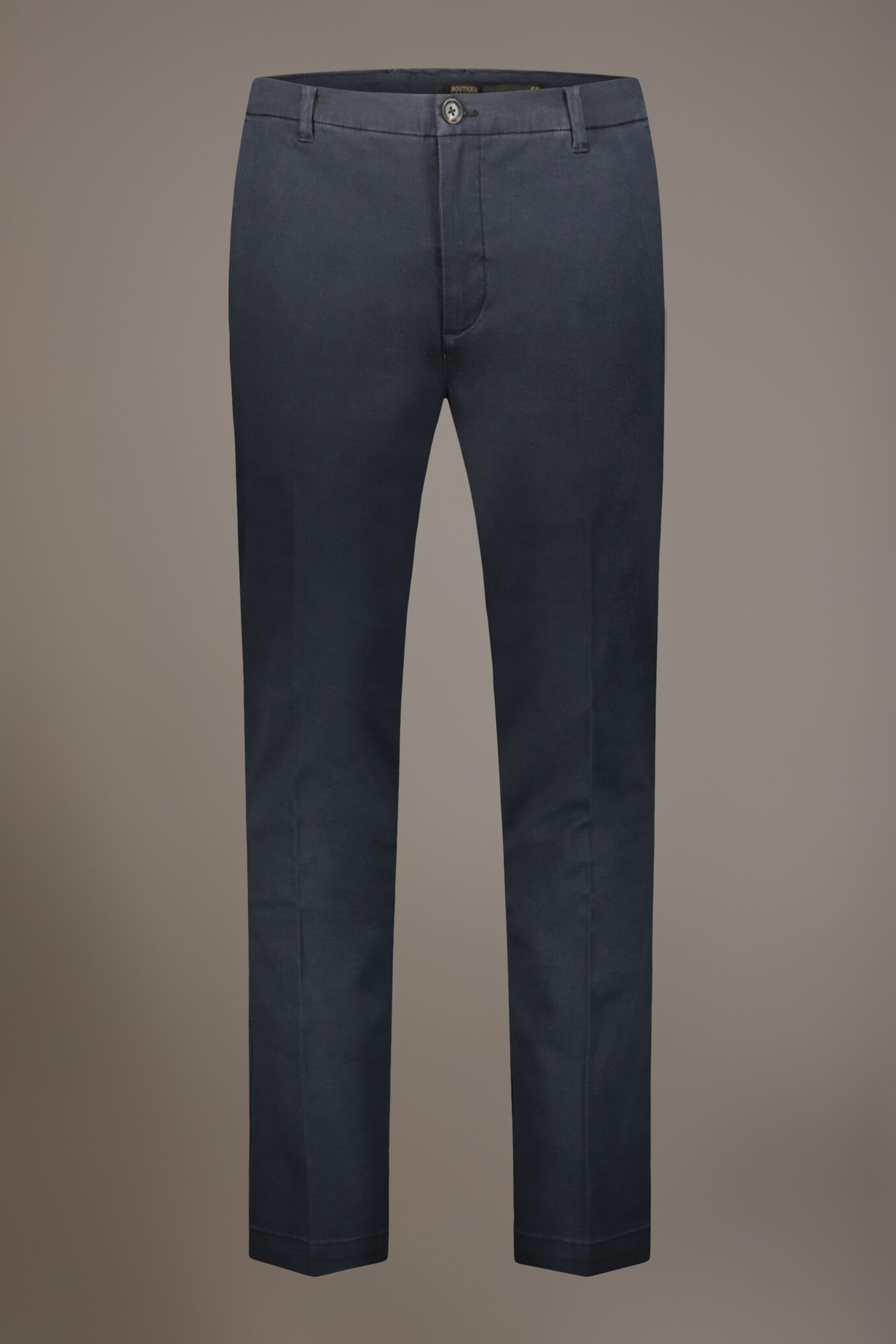 Regular fit chino trousers dobby construction image number 4