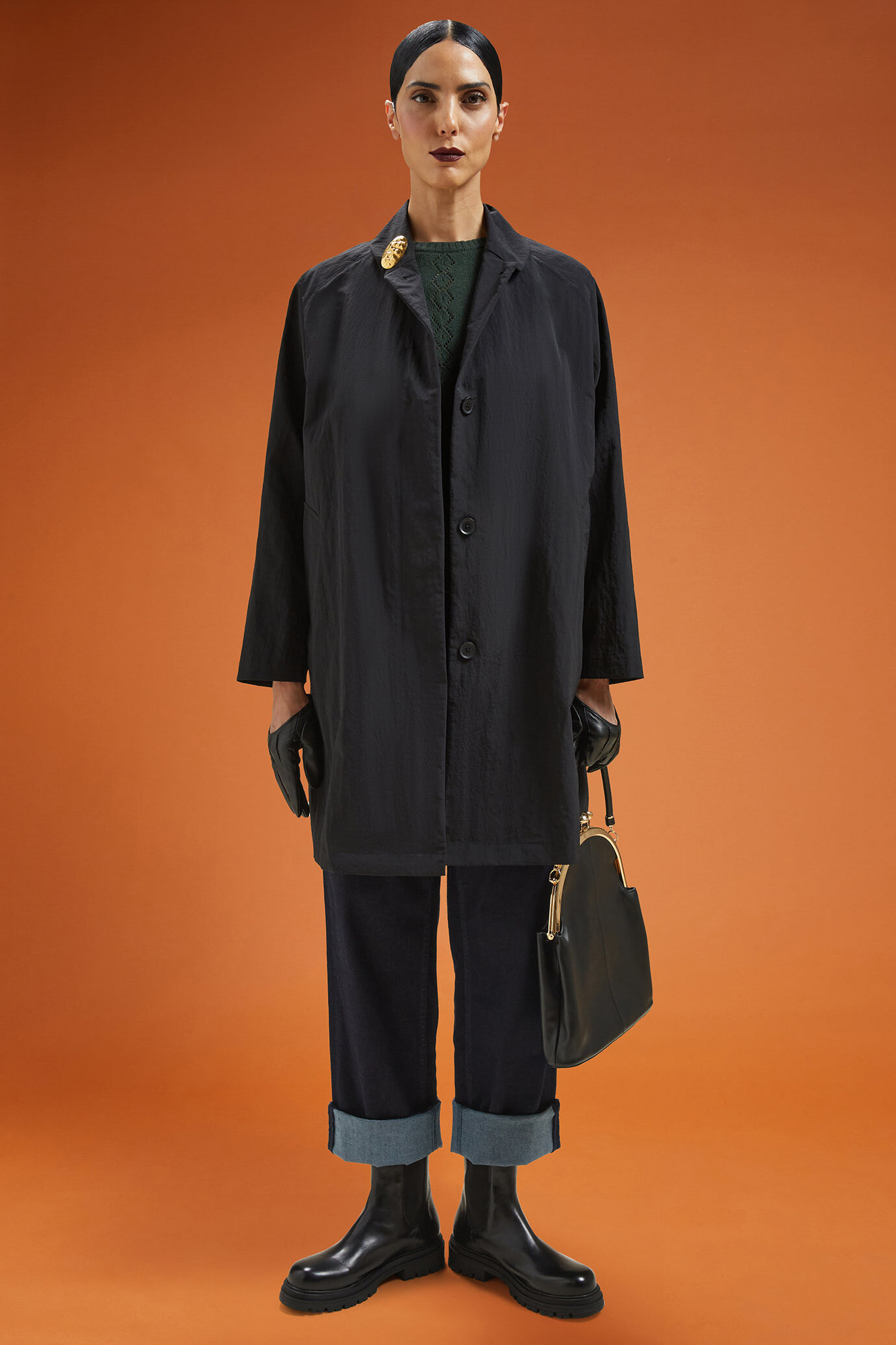 Spolverino donna impermeabile regular fit image number 2