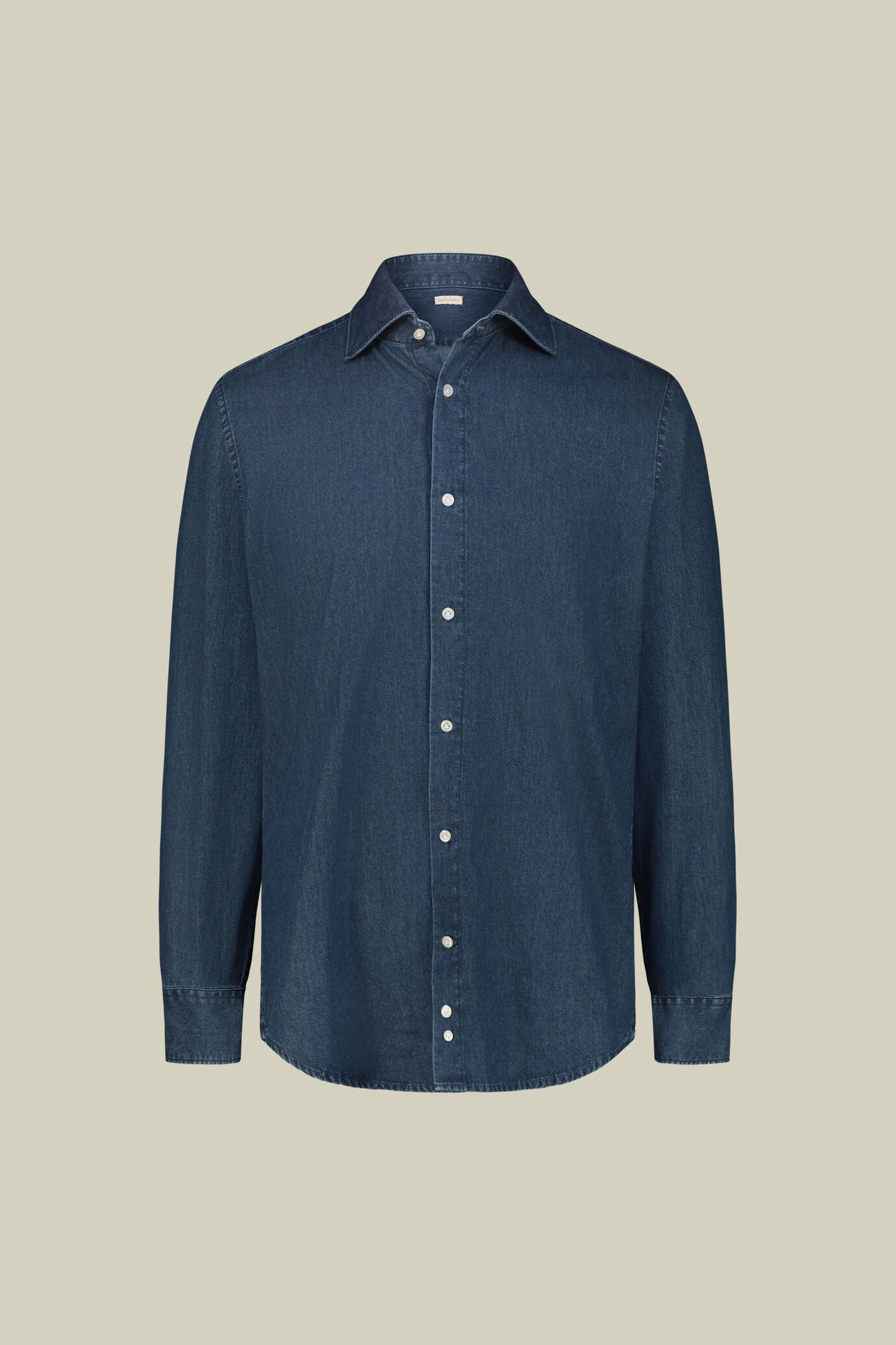 Men&rsquo;s Slim-fit Denim Fabric Shirt image number 4