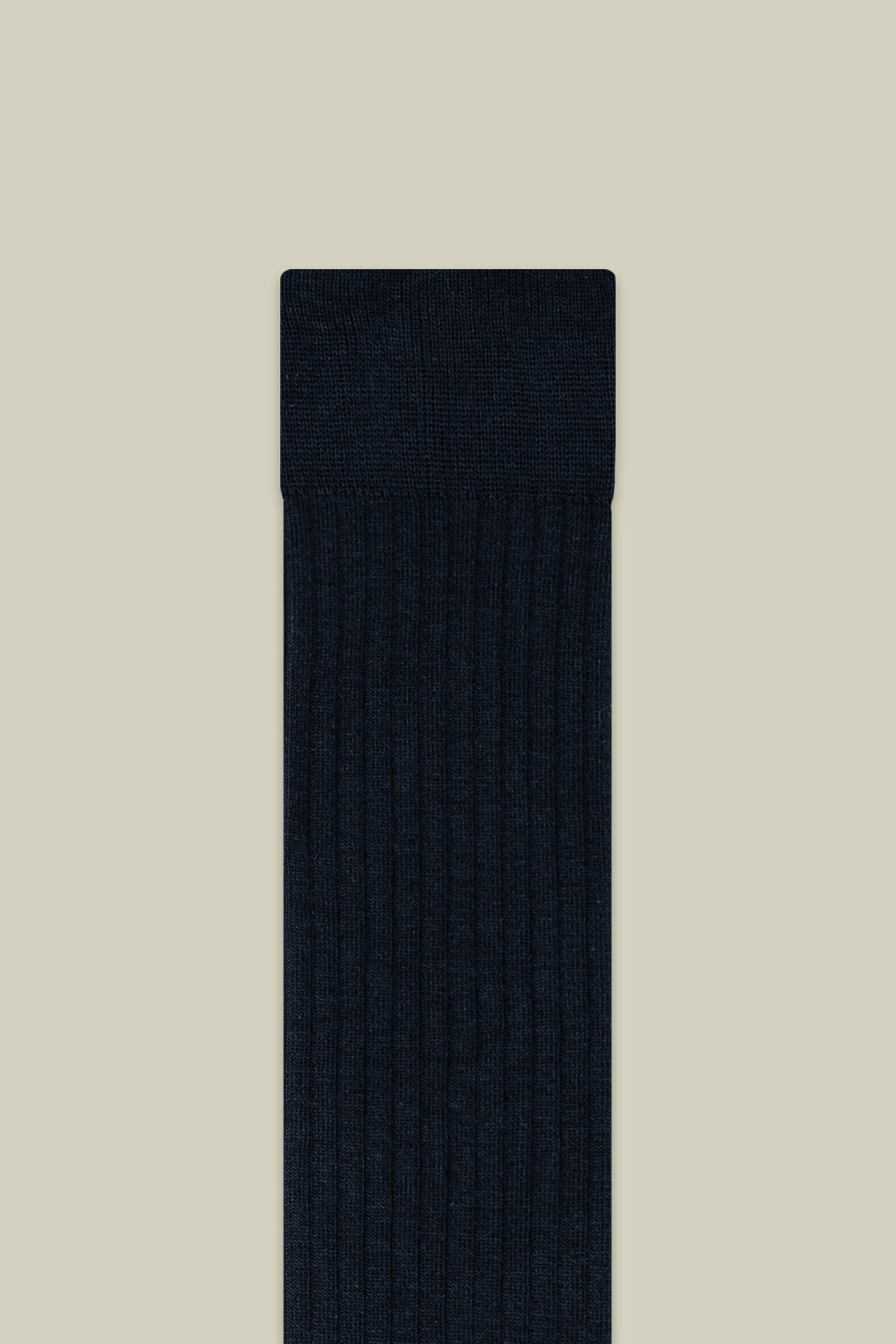 Chaussettes pour homme à côtes unies
