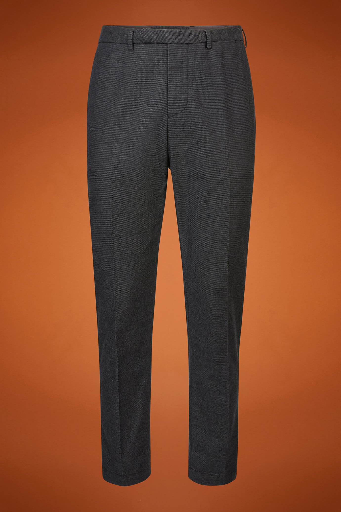 Pantalon classique pour homme à micro motifs, coupe classique