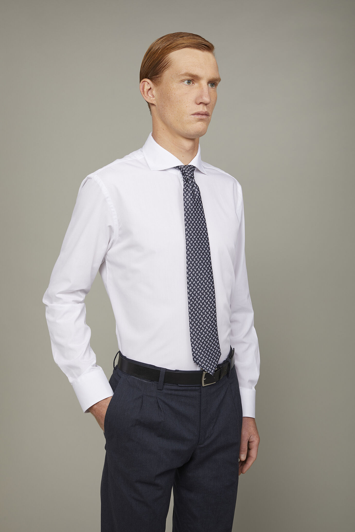 French collar classic shirt