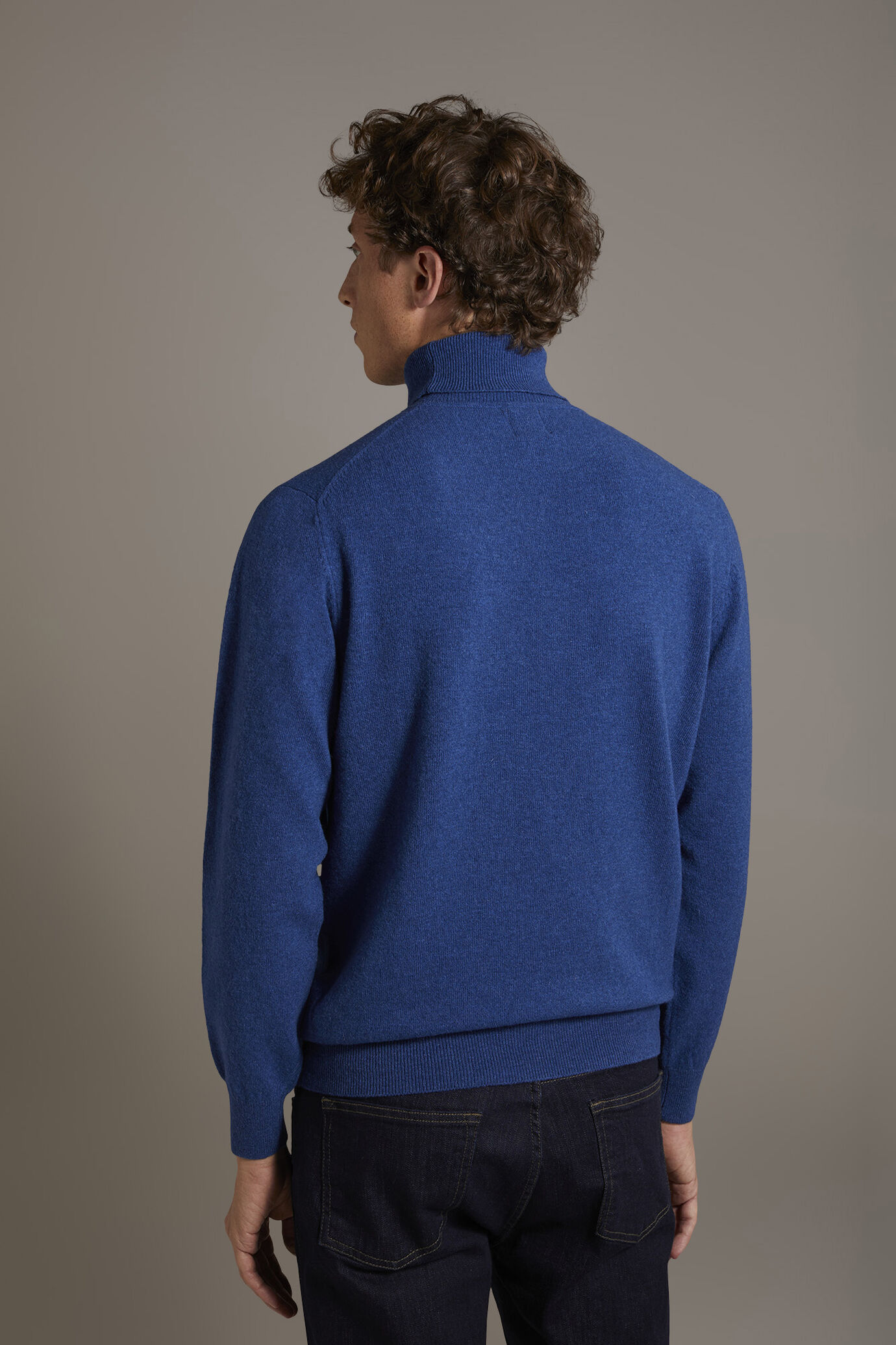 Turtleneck lambswool blend sweater image number 3