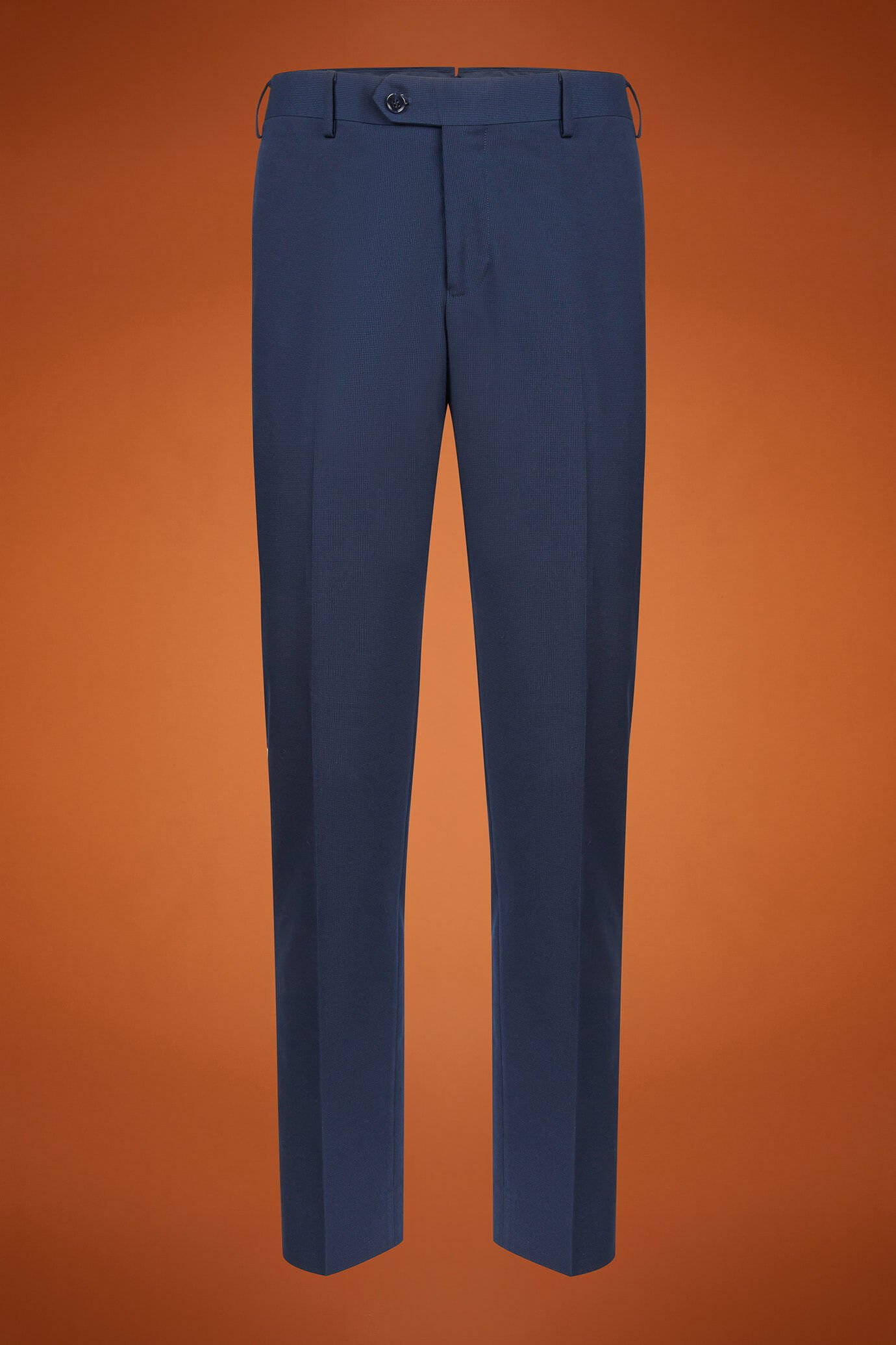 Men's regular fit single-breasted suit in micro houndstooth fabric image number 6