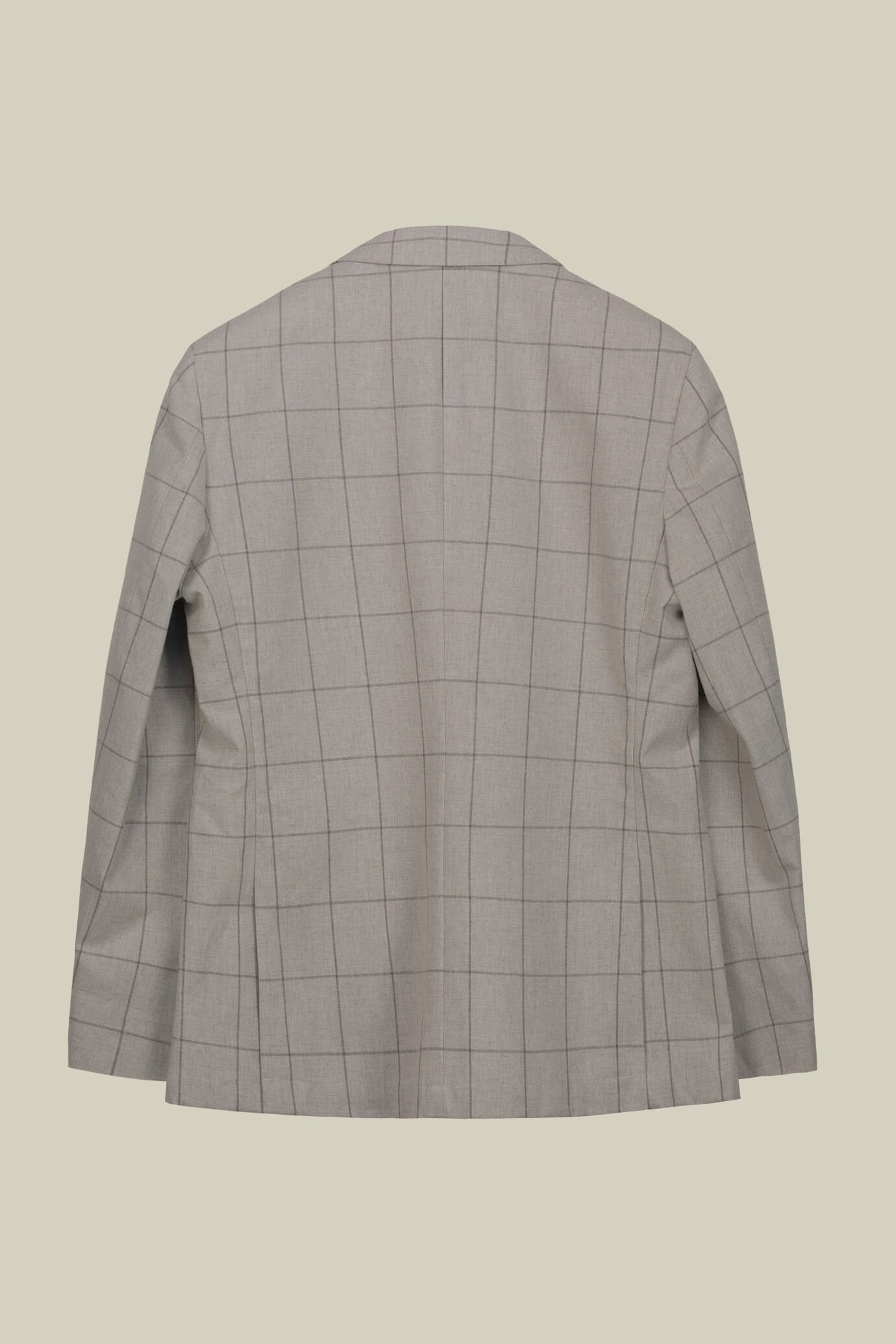 Men's jacket with check pattern 100% cotton