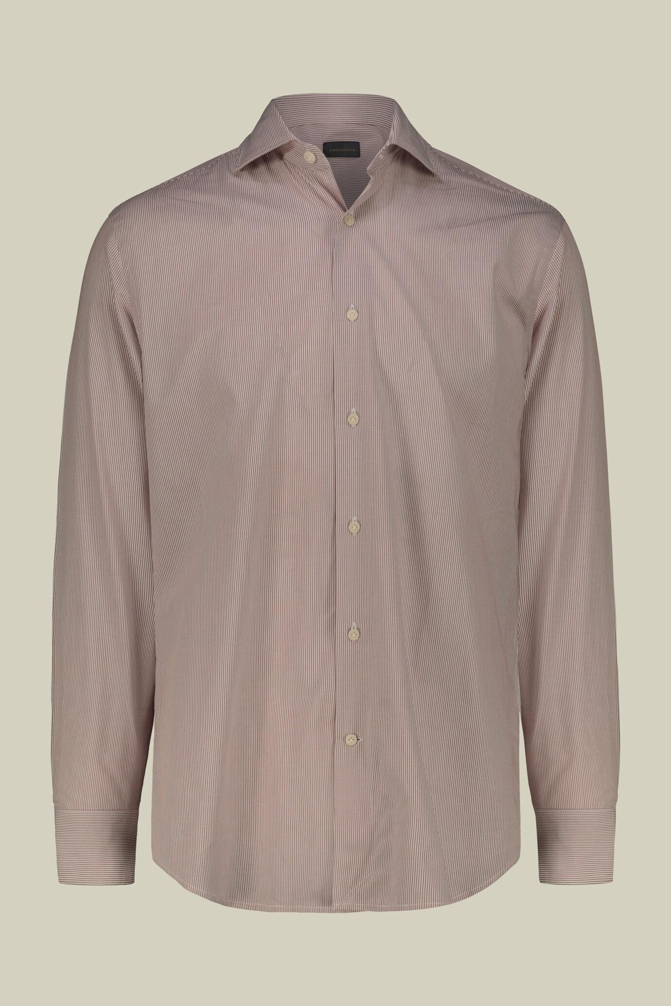 Men's 100% cotton dobby piqu&eacute; shirt image number 4