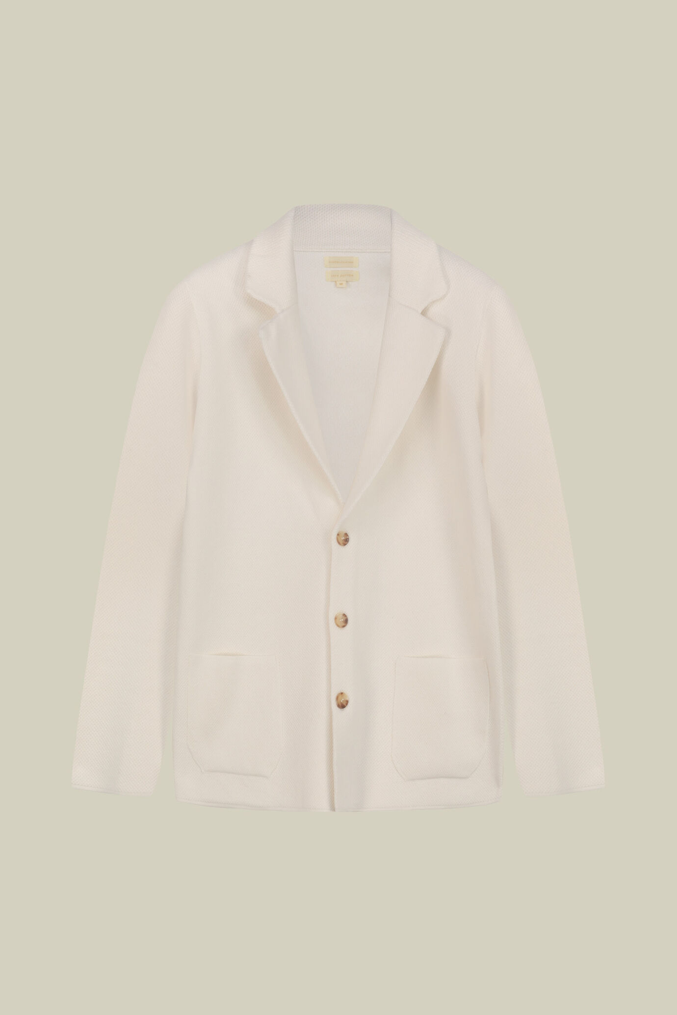 Herren-Strickjacke mit Wabenmuster aus 100% Baumwolle regul&auml;re Passform image number 4