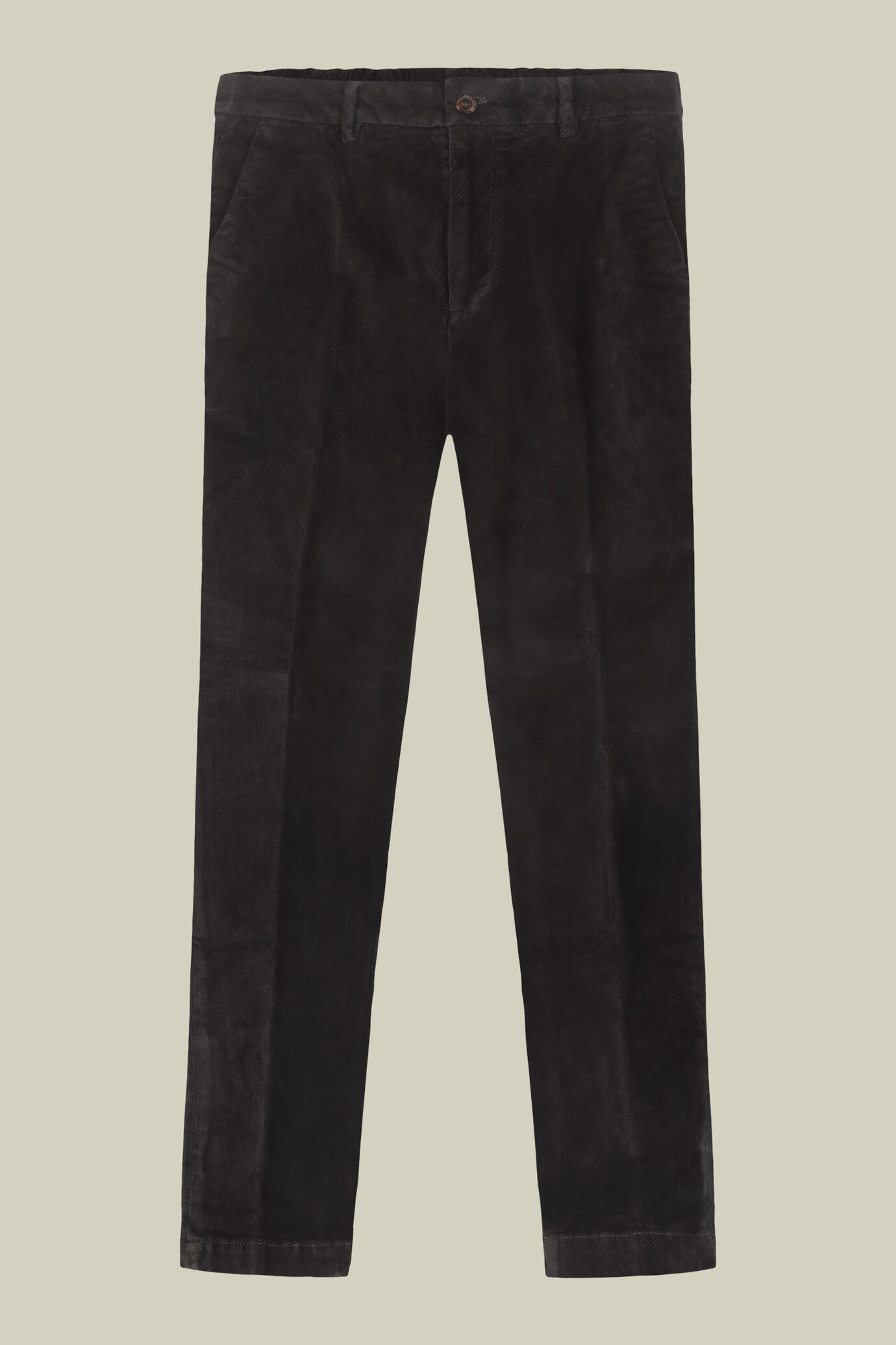 Herrenhose aus Samt mit bequemer Passform