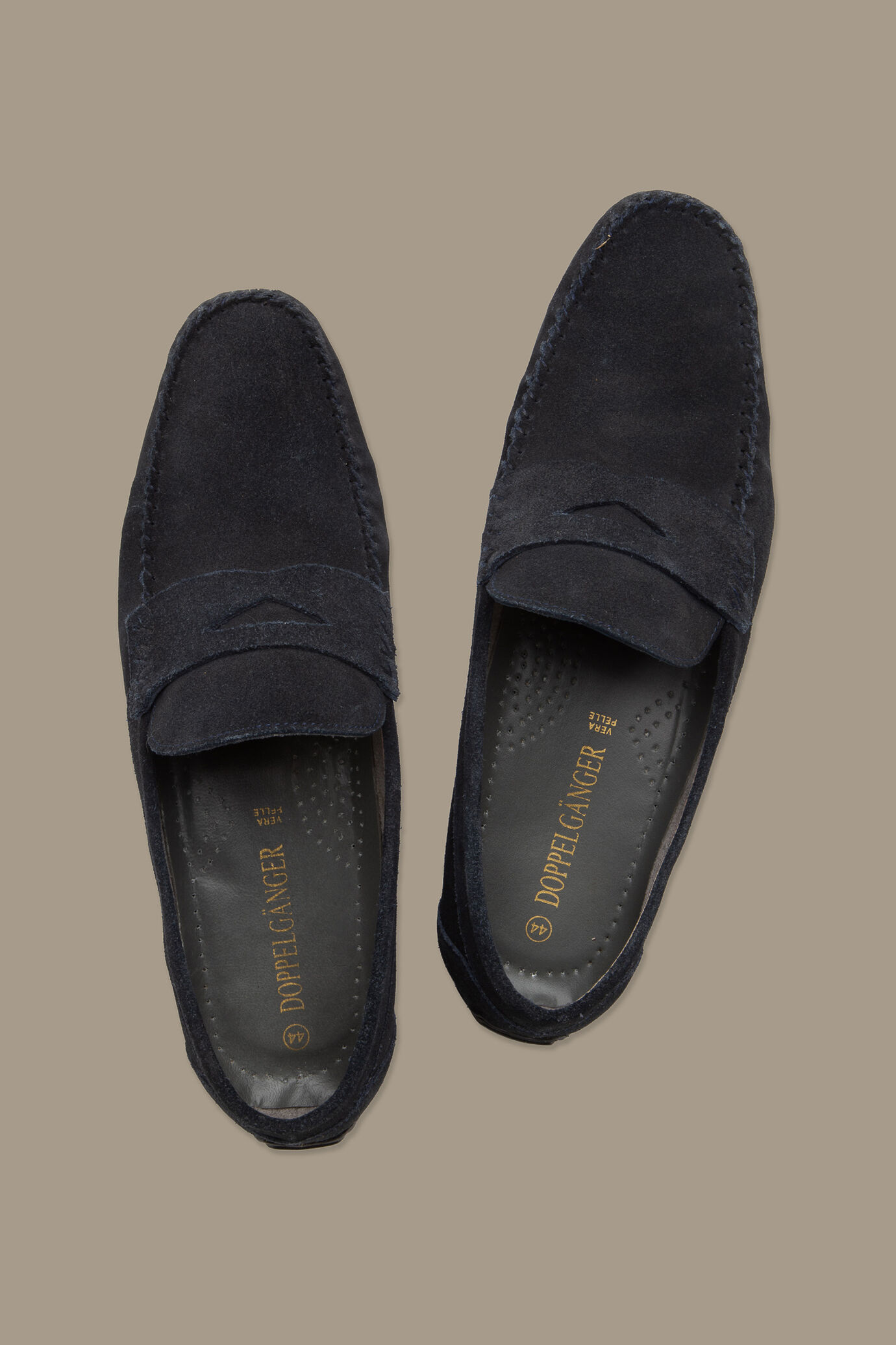 Loafer 100% leather suede image number 2