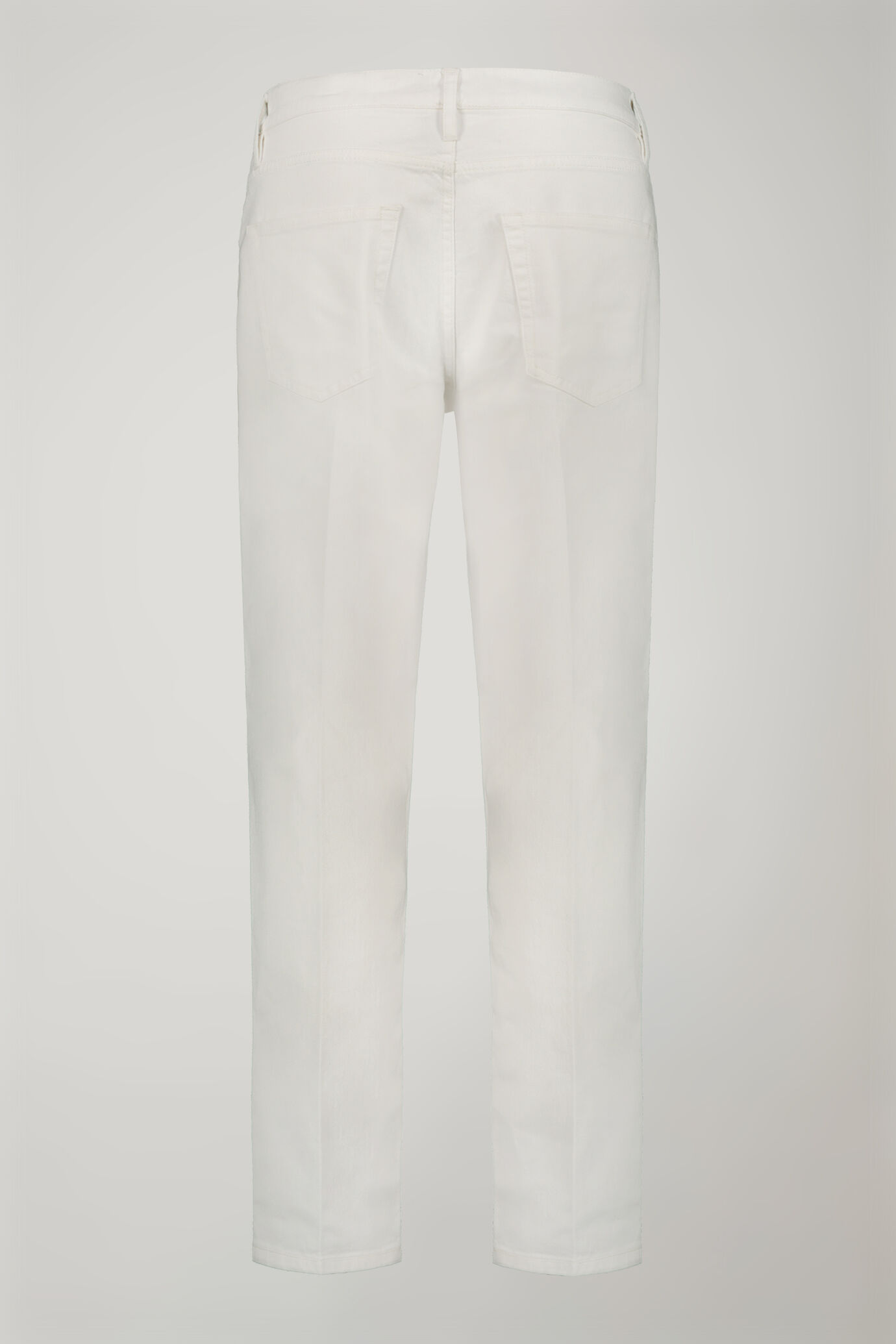 Pantalone uomo 5 tasche tessuto in cotone costruzione twill elasticizzato regular fit image number 5
