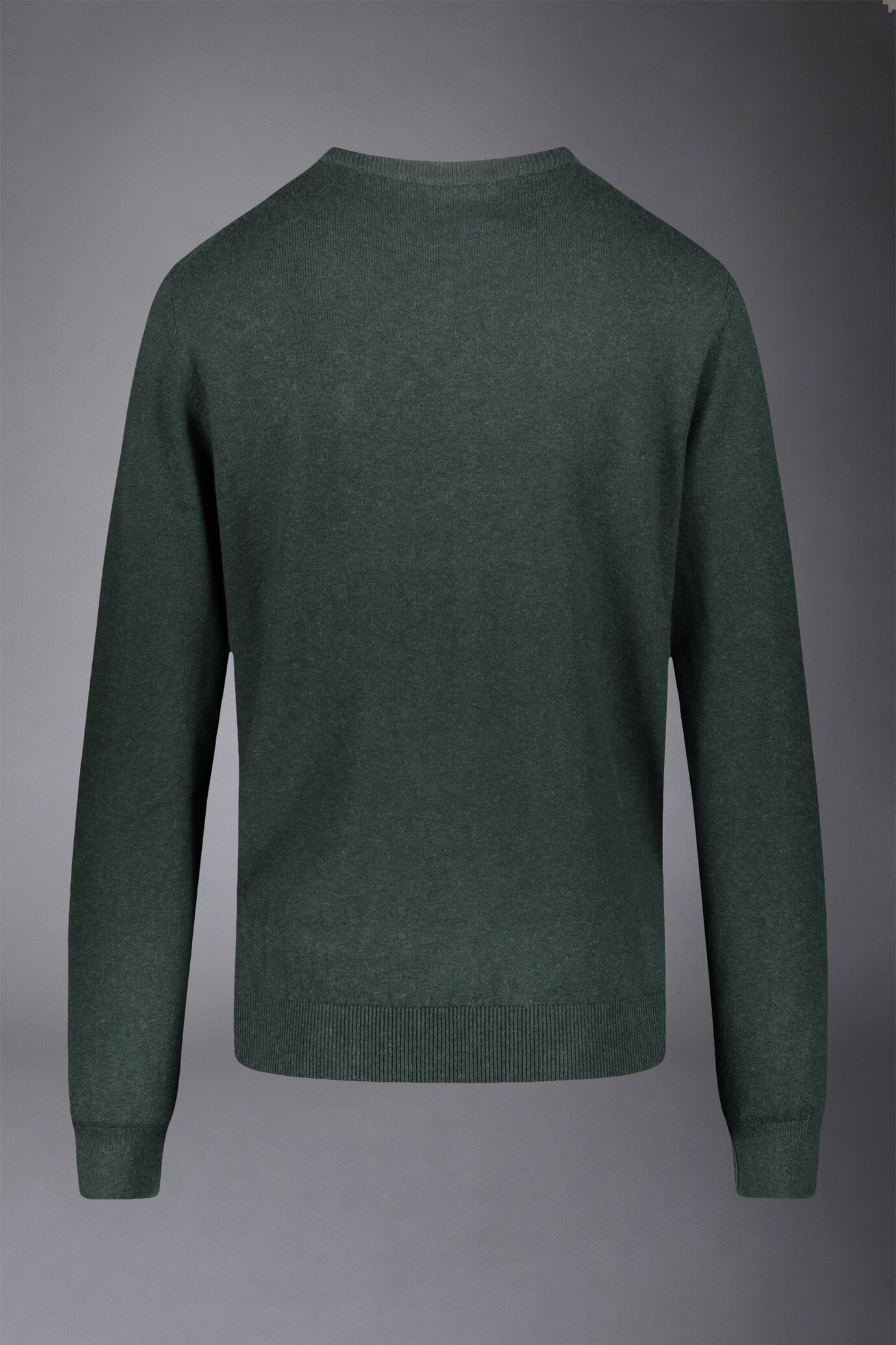 Pullover mit Rundhalsausschnitt aus Wolle und Baumwolle image number 4