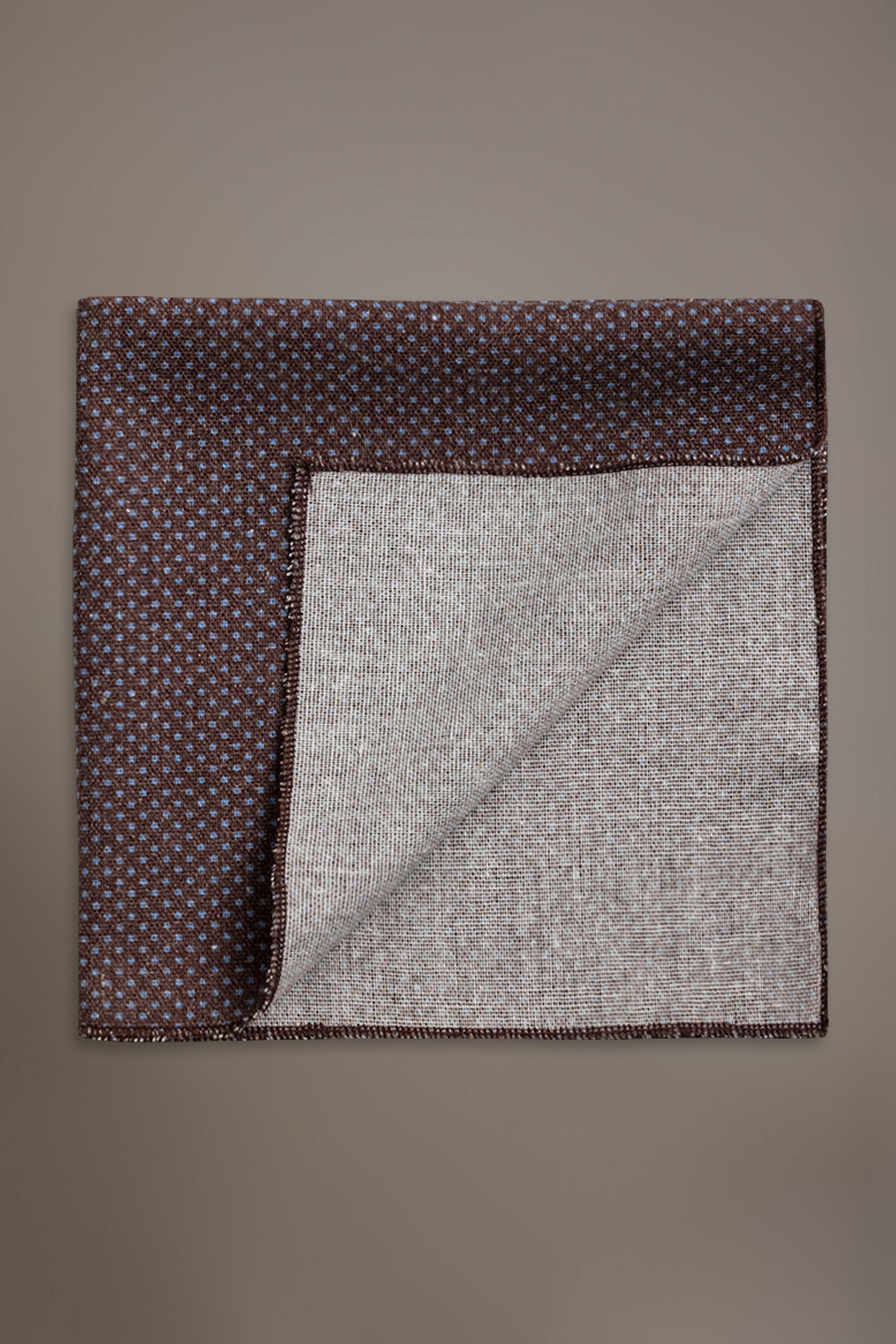 Linen blend pochette fancy design