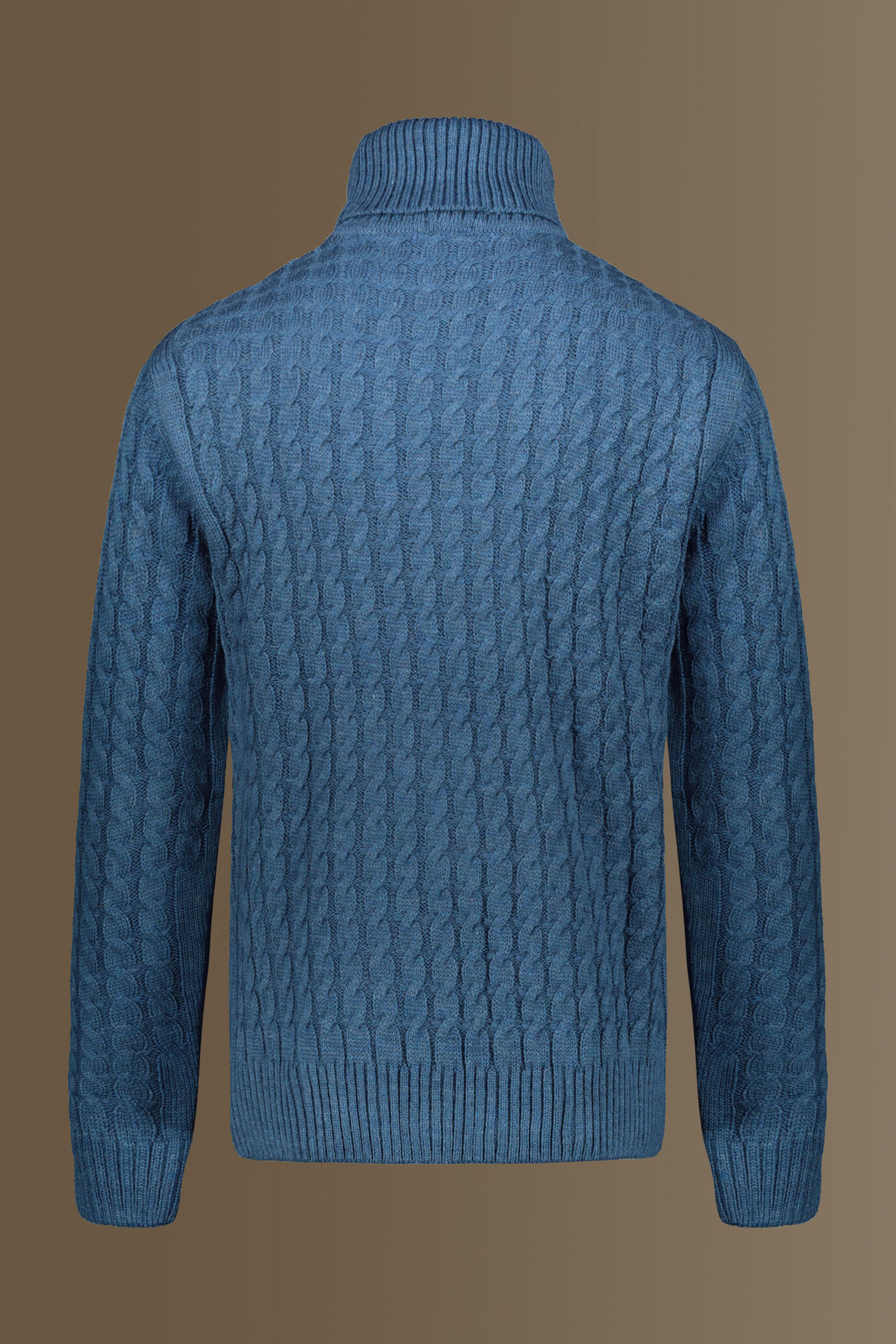 Turtle neck sweater, wool blend image number 1
