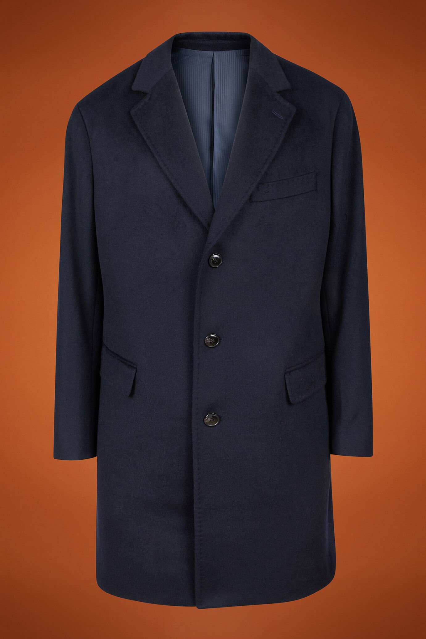 Cappotto classico uomo monopetto Wool Blend regular fit